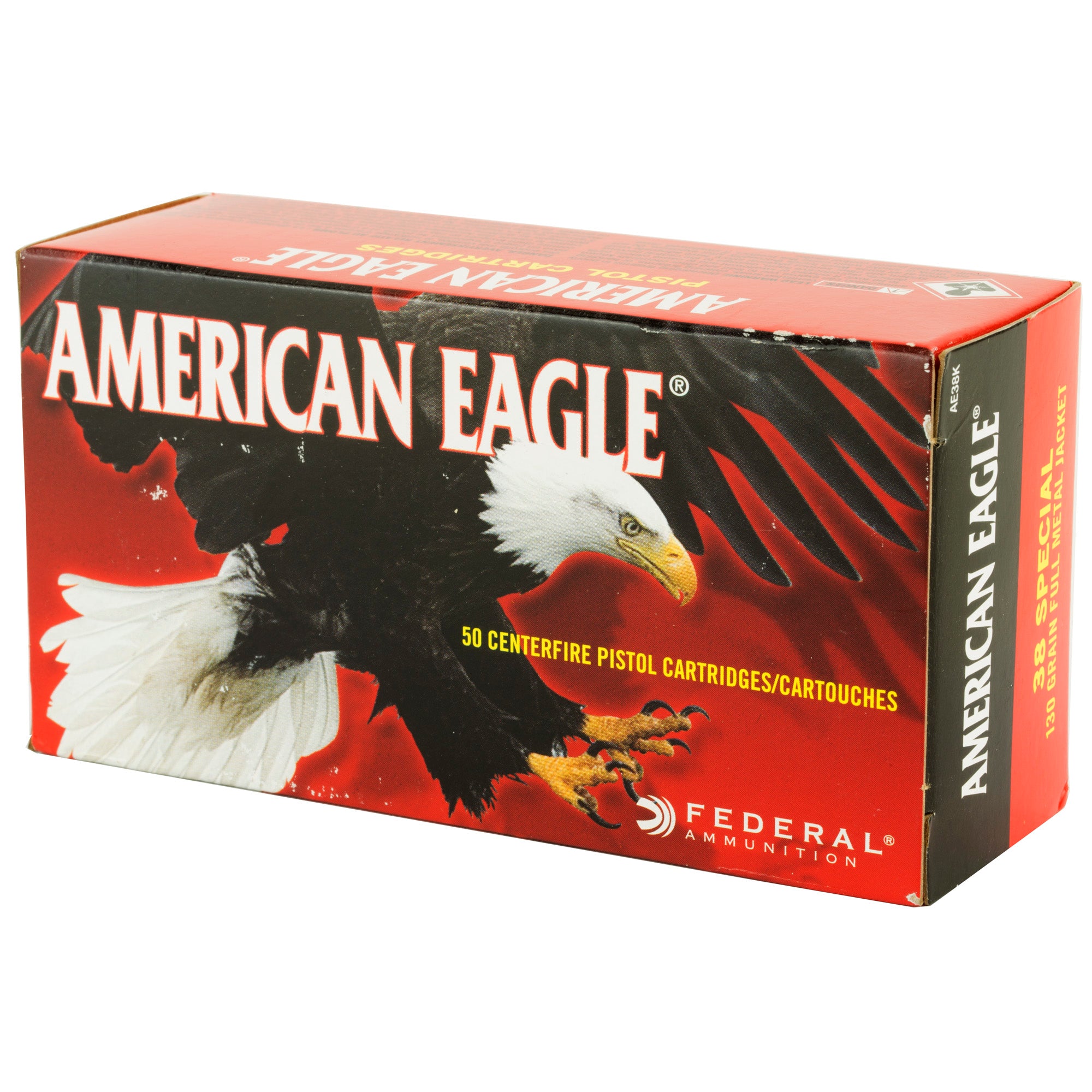 Fed Am Eagle 38spl 130gr Fmj 50/1000