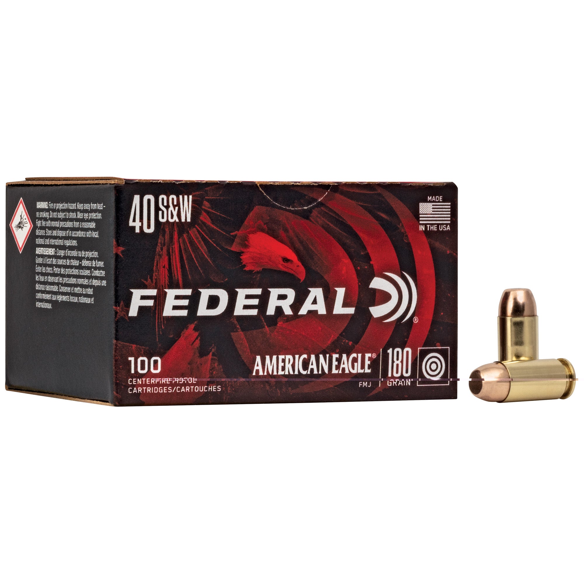 Fed Am Eagle Fmj 100/500