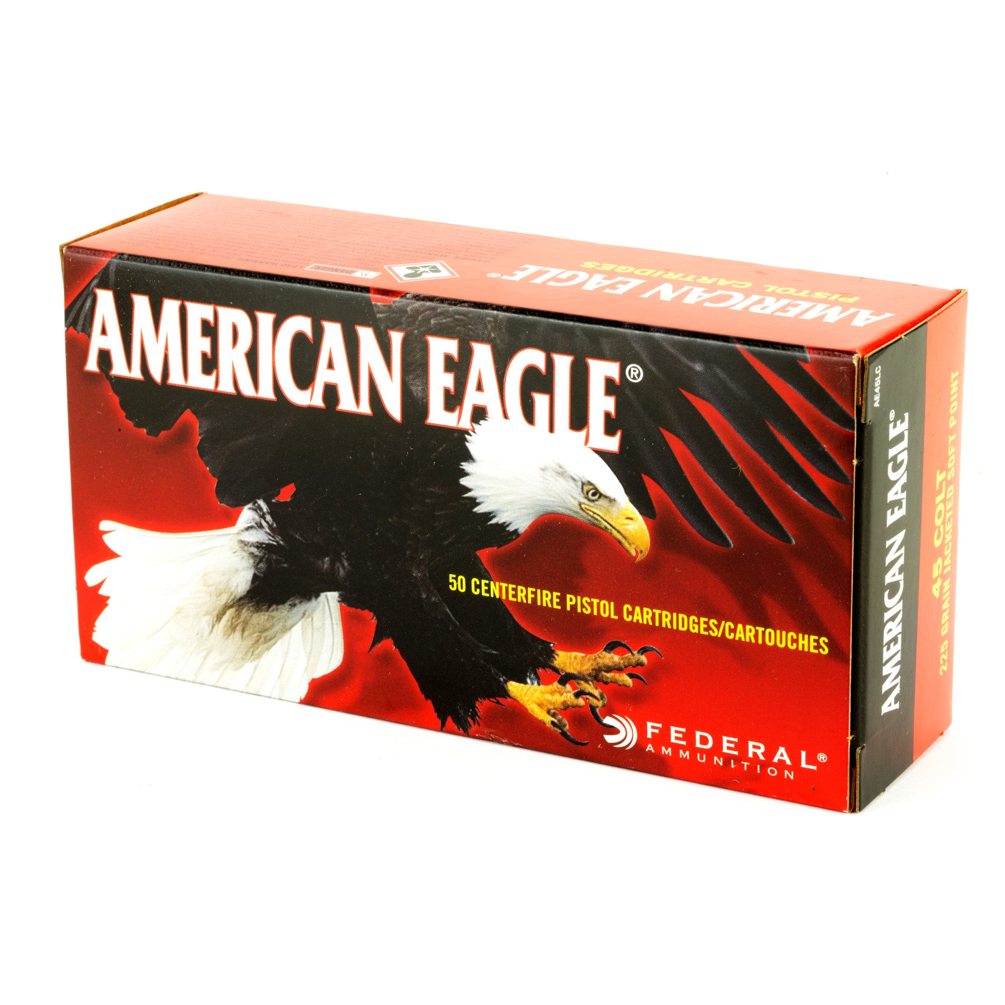 Fed Am Eagle 45lc 225gr Jsp 50/1000