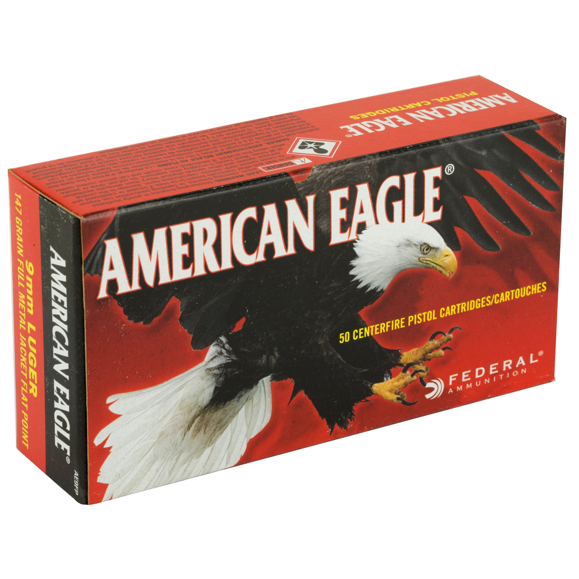 Fed Am Eagle 9mm 147gr Fmj 50/1000