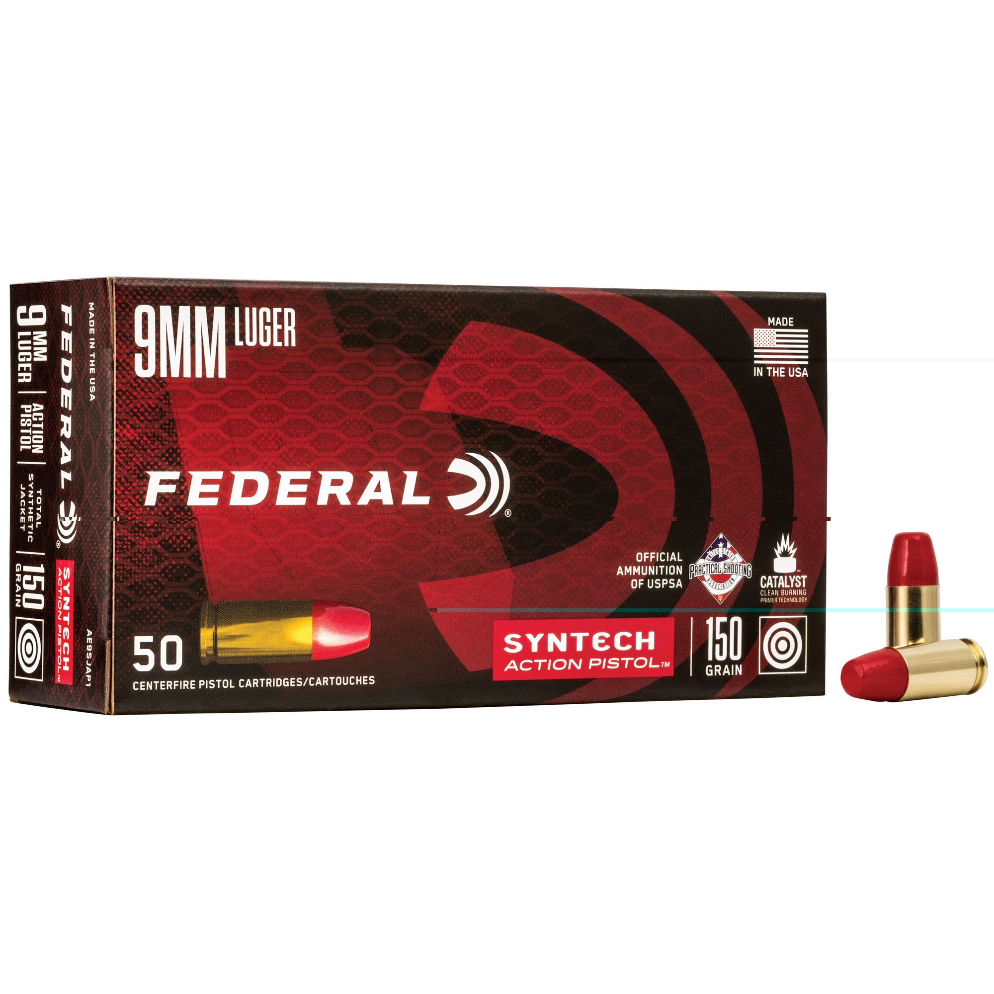 Fed Syntech 9mm 150gr Tsj 50/500