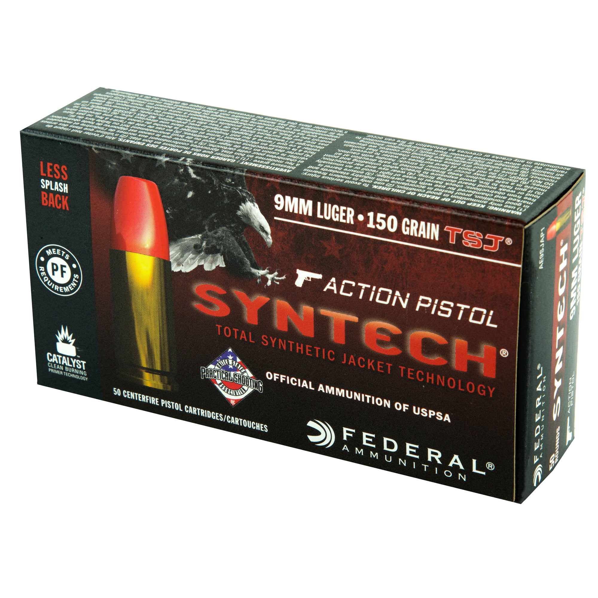 Fed Syntech 9mm 150gr Tsj 50/500