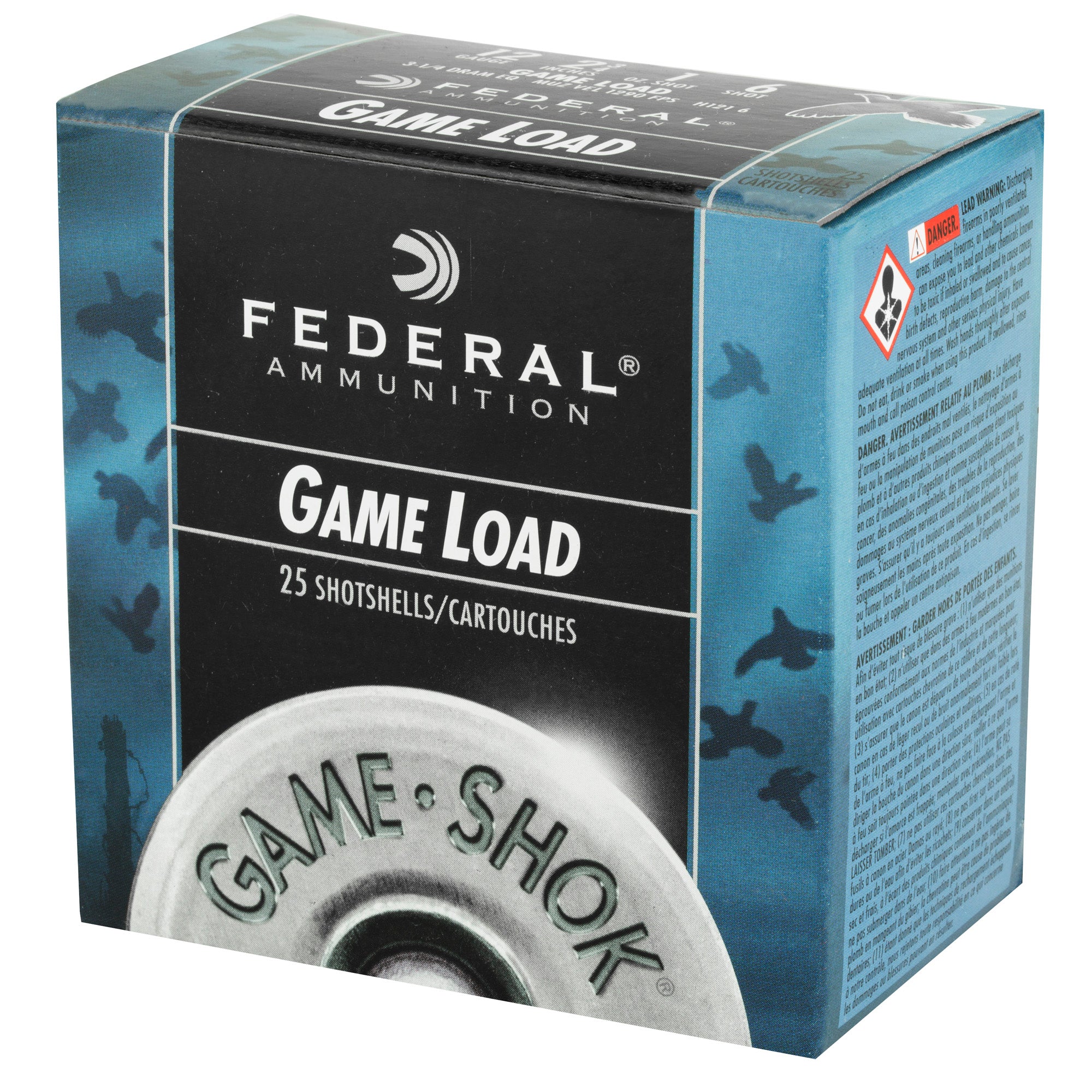 Fed Game Load 12ga 2 3/4" #6 25/250