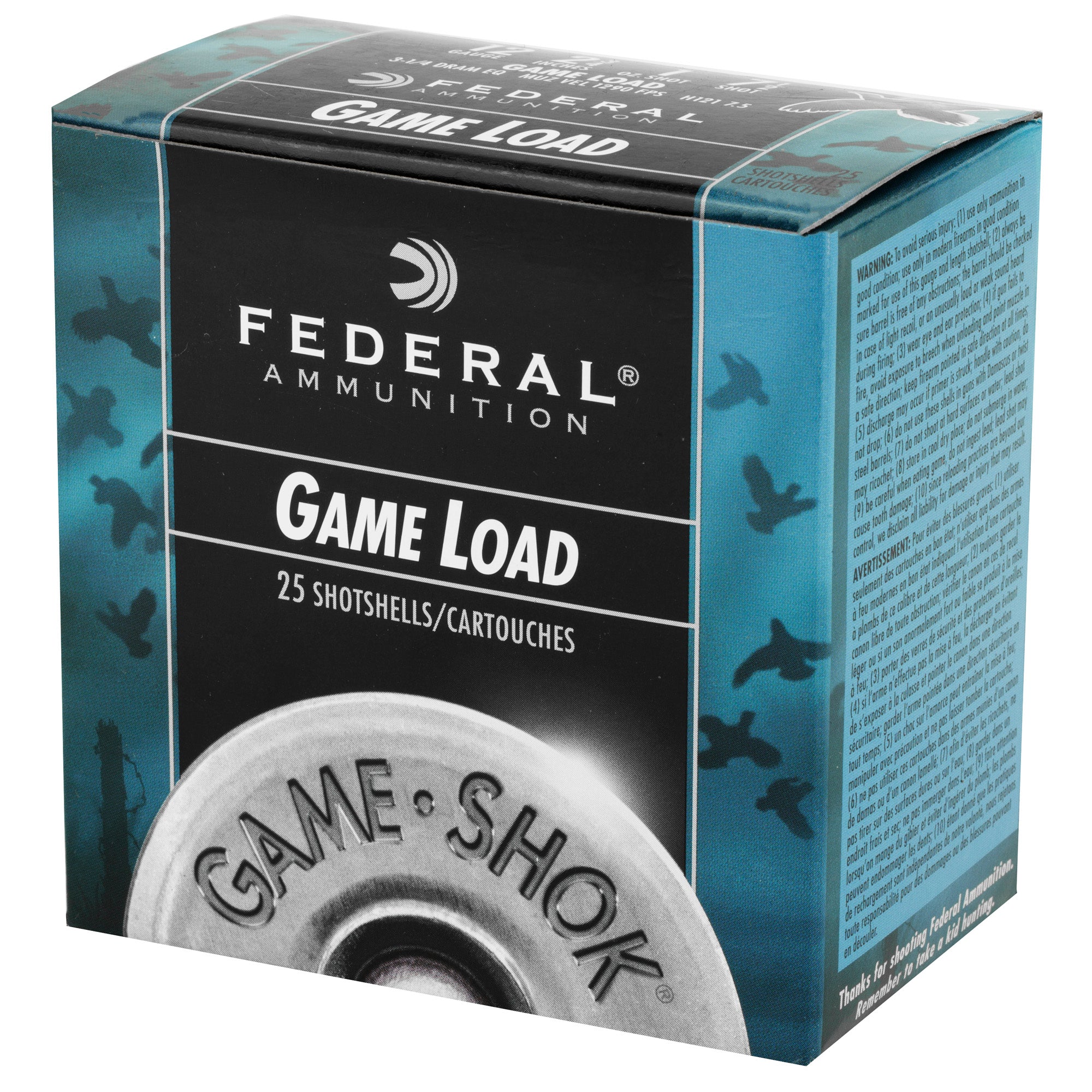 Fed Game Load 12ga 2 3/4 #7.5 25/250