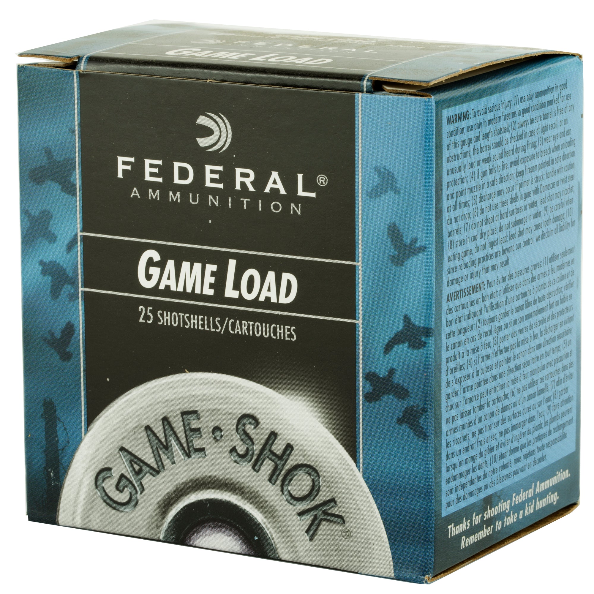 Fed Game Load 20ga 2 3/4" #8 25/250