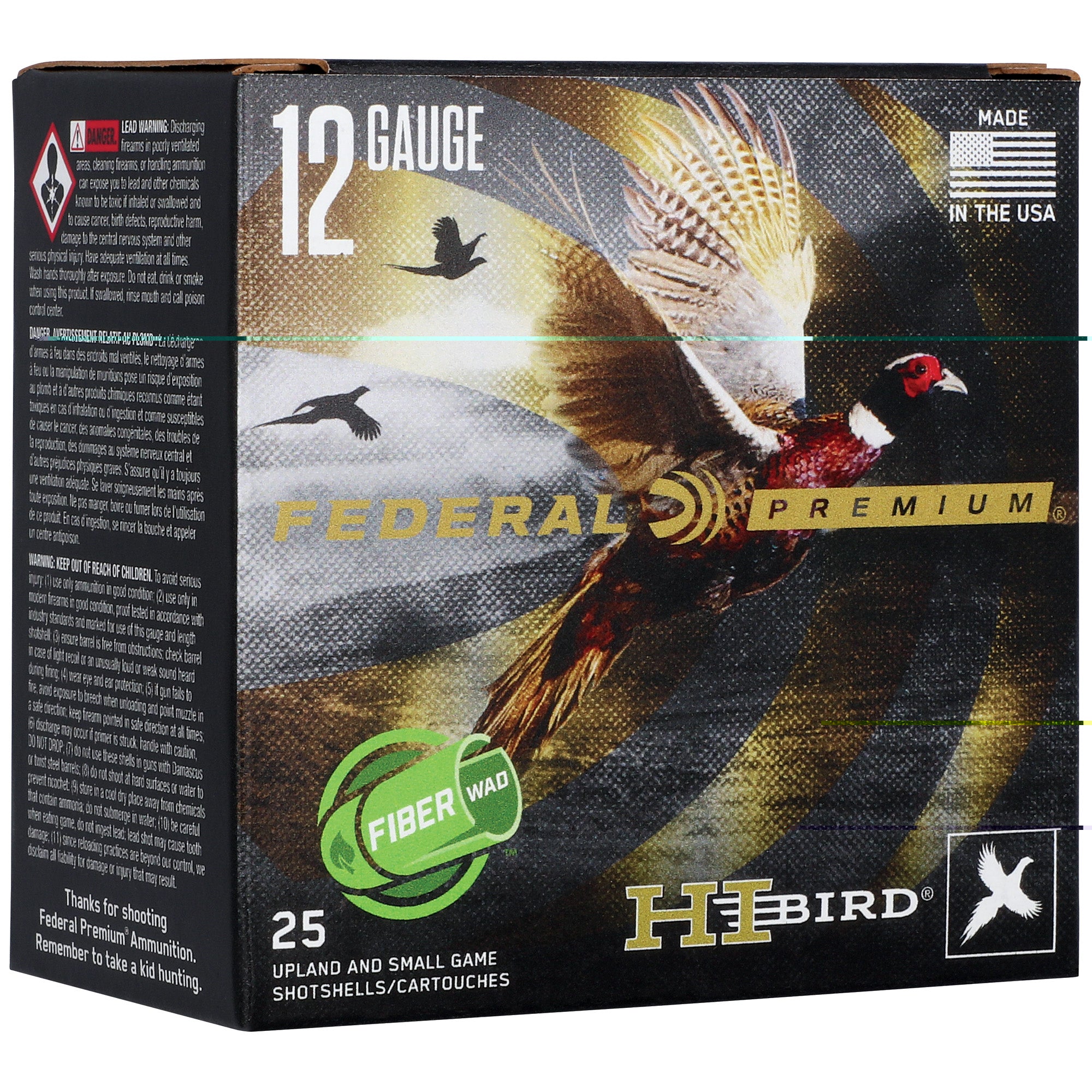 Fed Hi-bird 12ga 2.75" #5 25/250