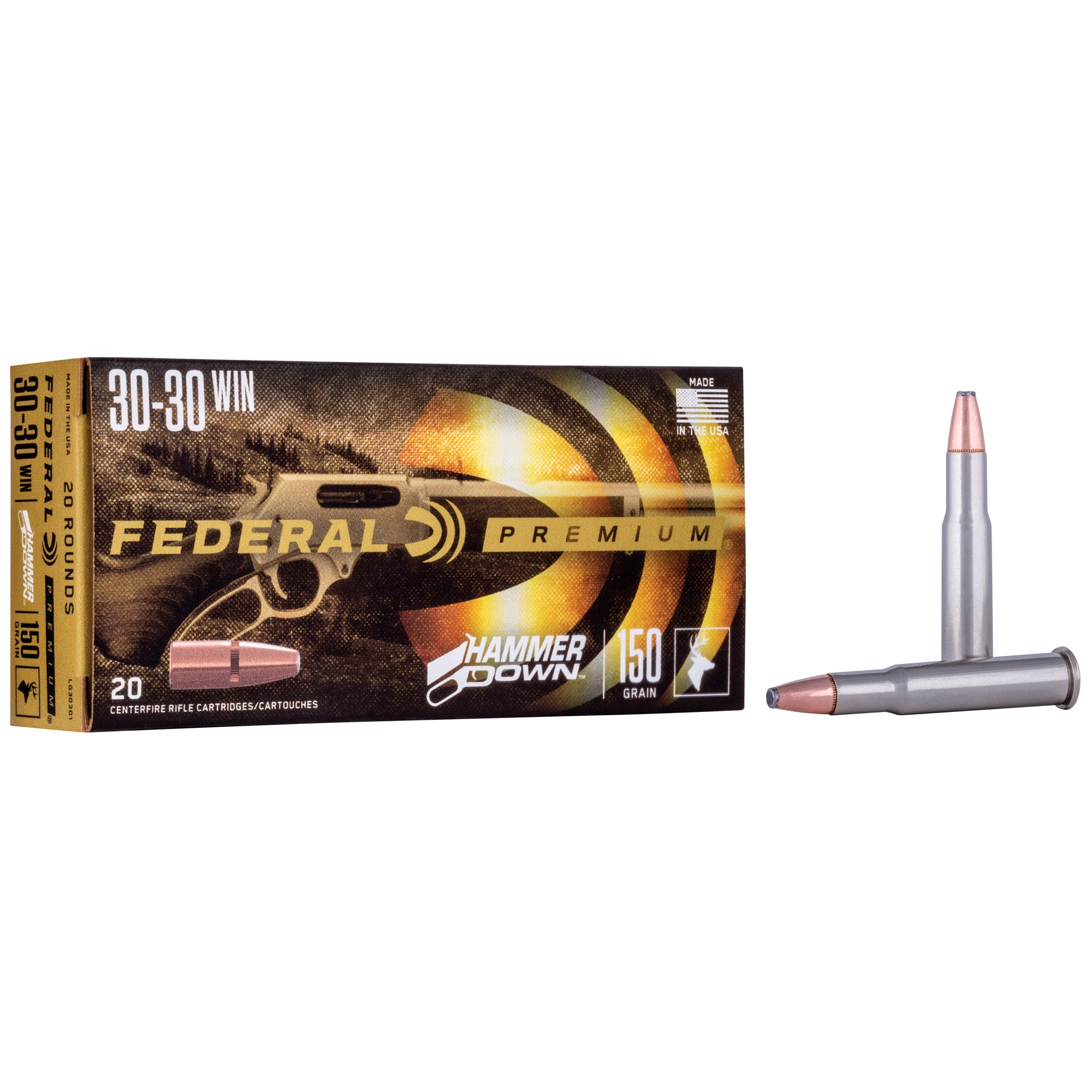 Fed Hmr Dwn 30-30win 150gr Sp 20/200