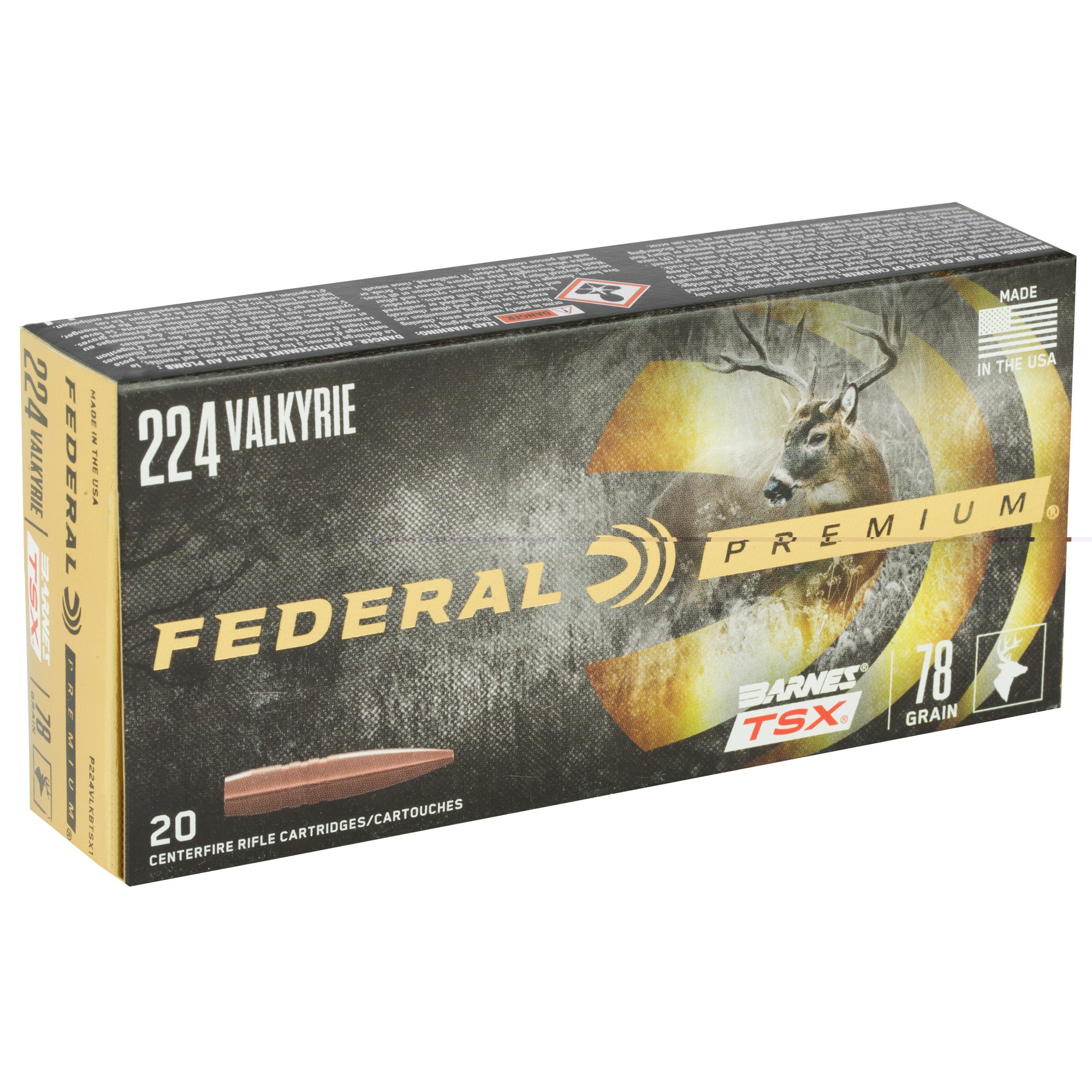 Fed Prm 224vlk 78gr Brns Tsx 20/200