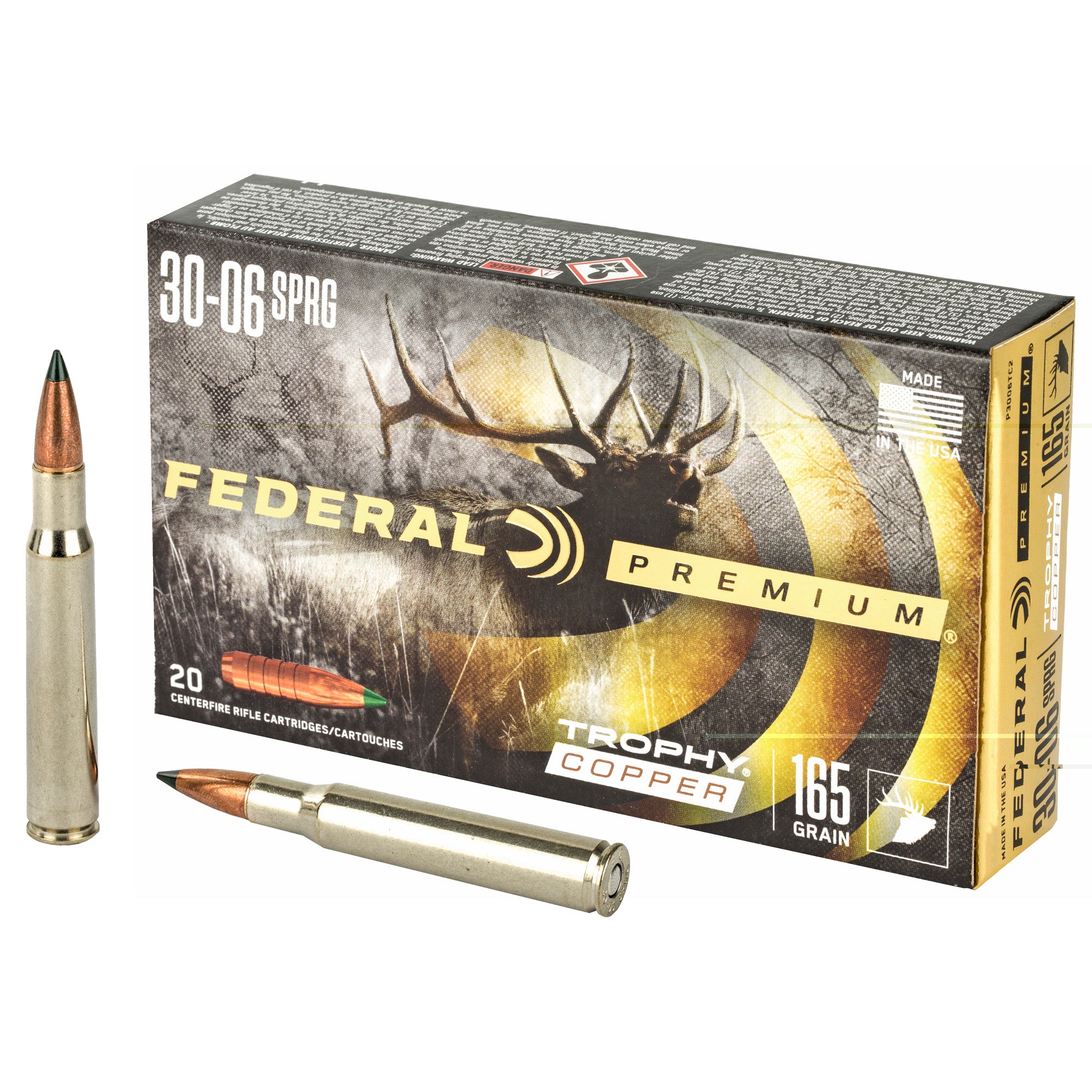 Fed Prm 3006 165gr Trphy Cpr 20/200