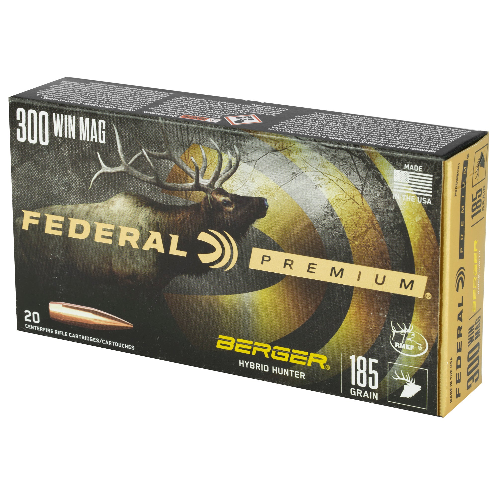 Fed Prm 300win 185gr Hyb Htr 20/200