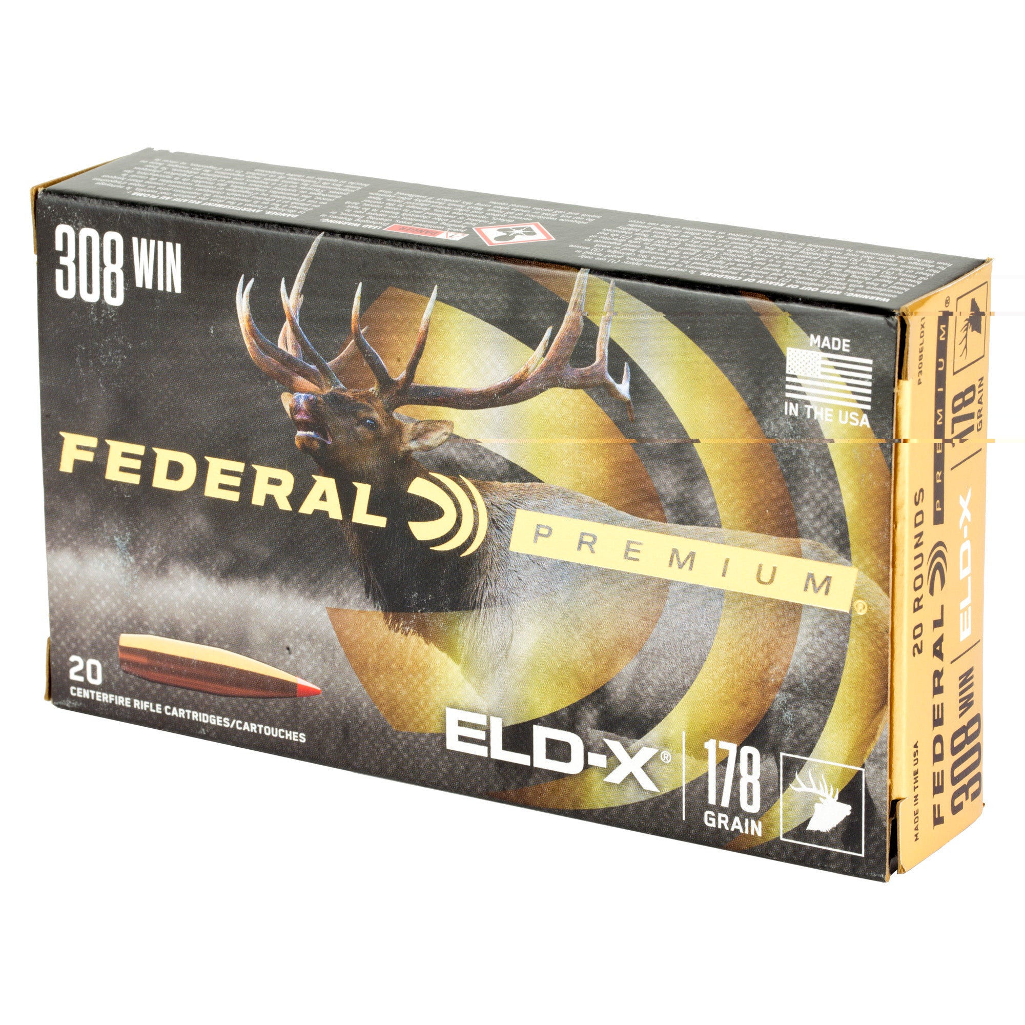 Fed Prem 308win 178gr Eldx 20/200