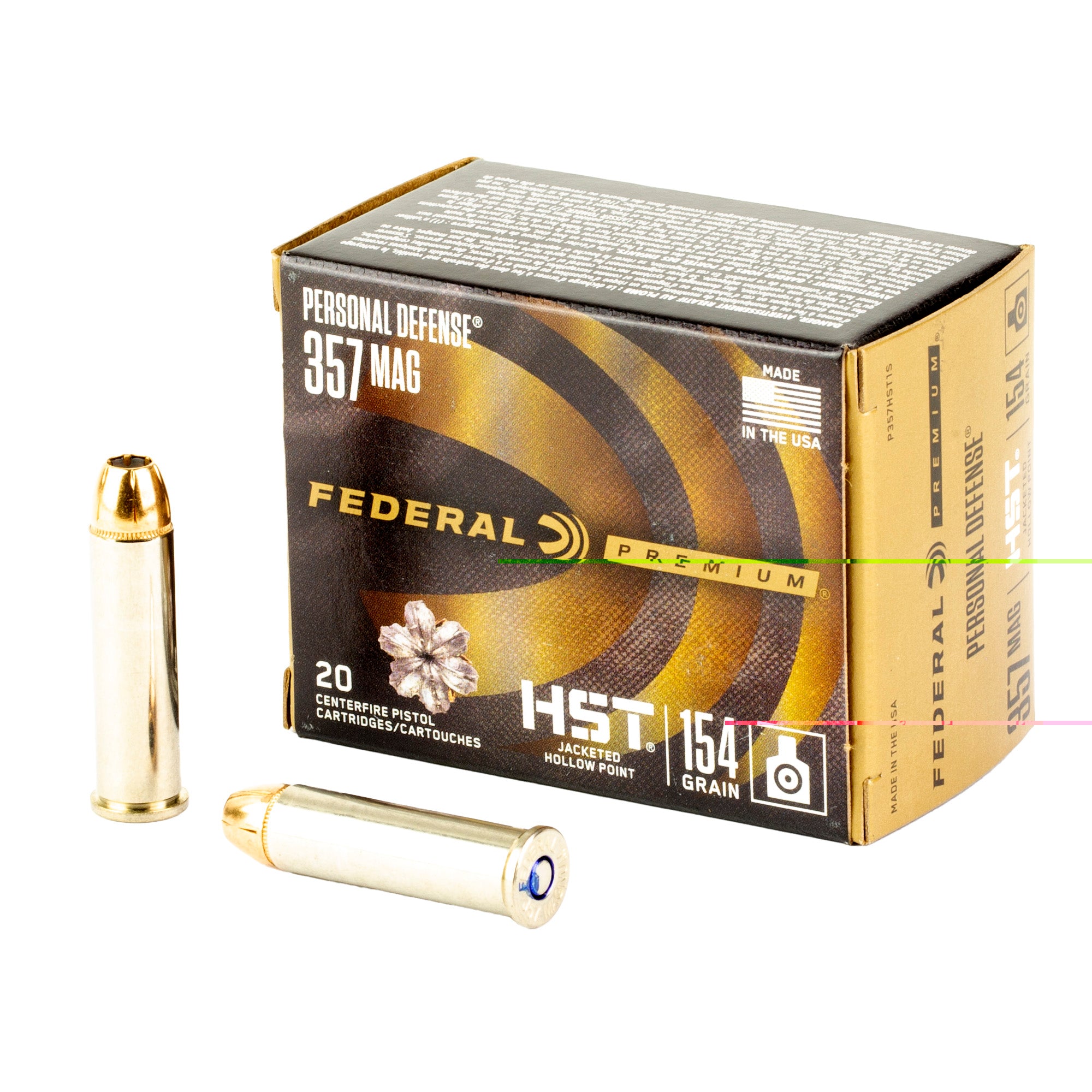 Fed Prm 357mag 154gr Hst Jhp 20/200