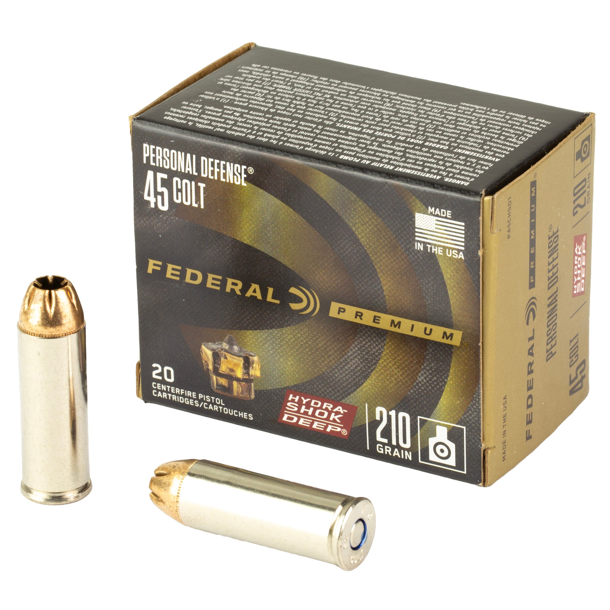 Fed Hydrashok Deep 45colt 210gr 20