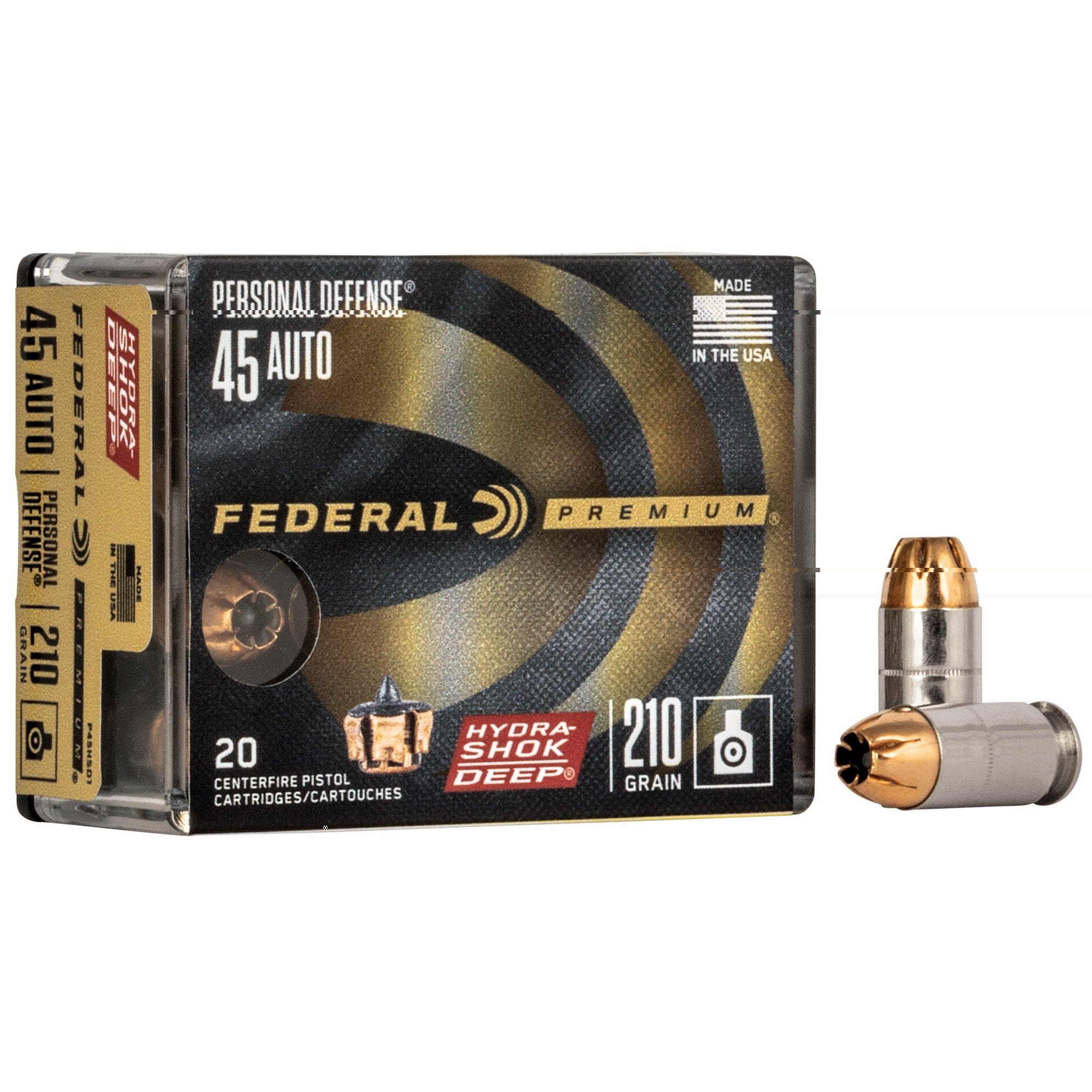 Fed Prm Hs Dp 45acp 210gr 20/200