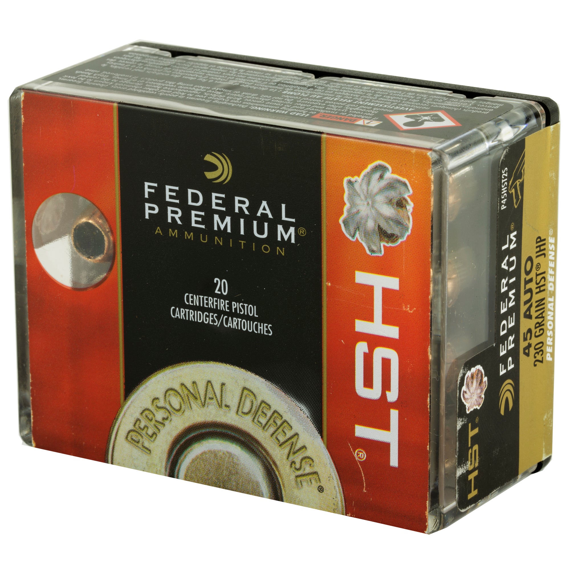 Fed Prm Hst 45acp 230gr Jhp 20/200