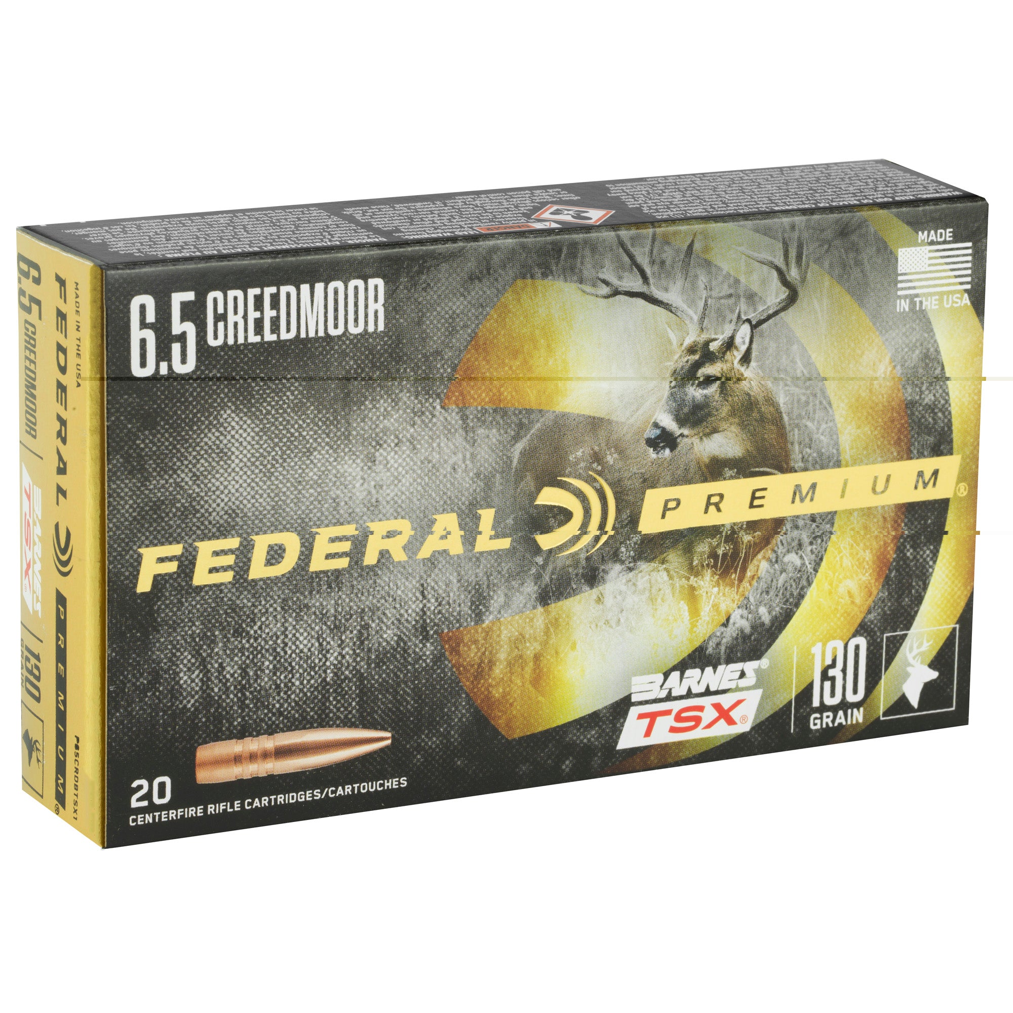 Fed Prm 6.5crd 130gr Brns Tsx 20/200