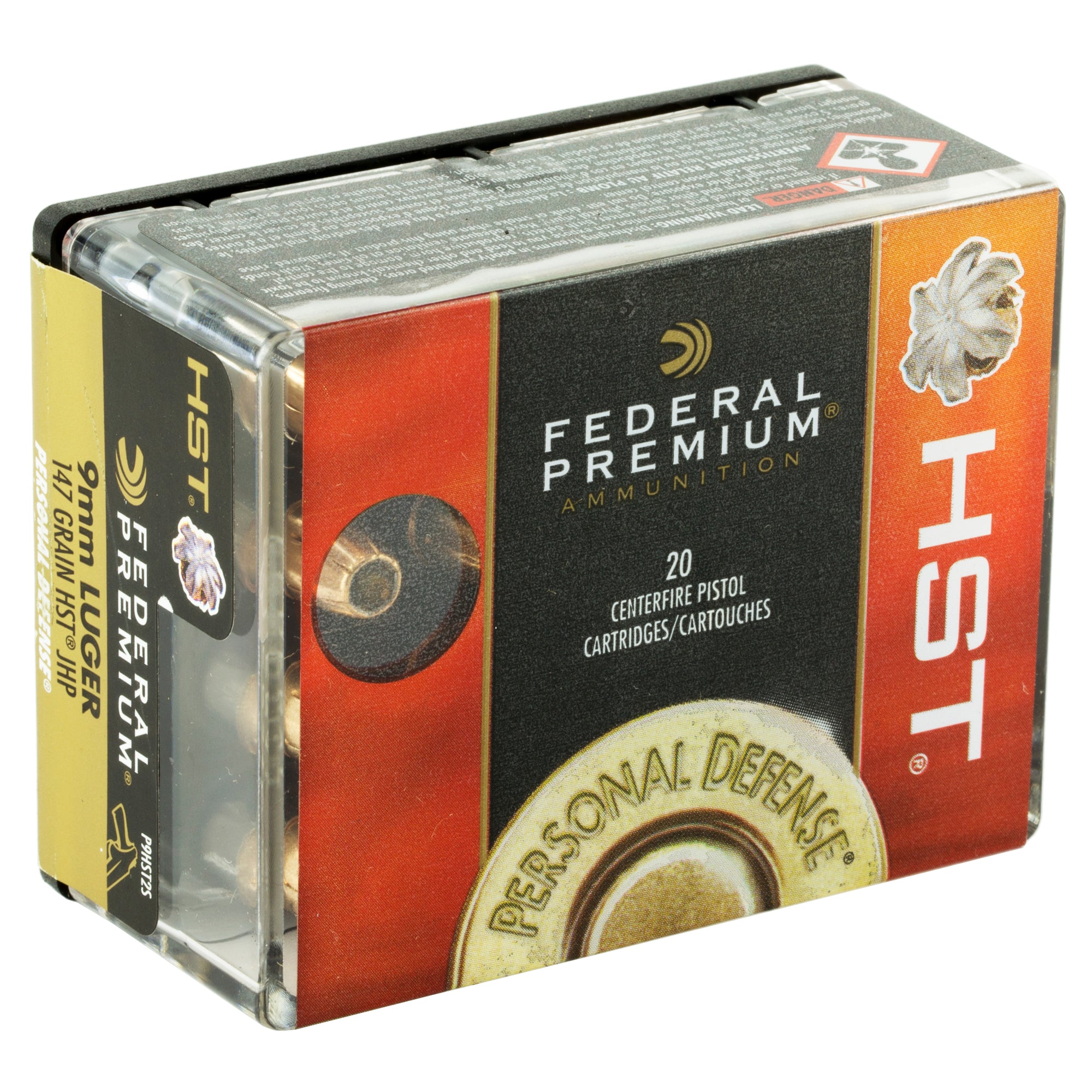 Fed Prm Hst 9mm 147gr Jhp 20/200