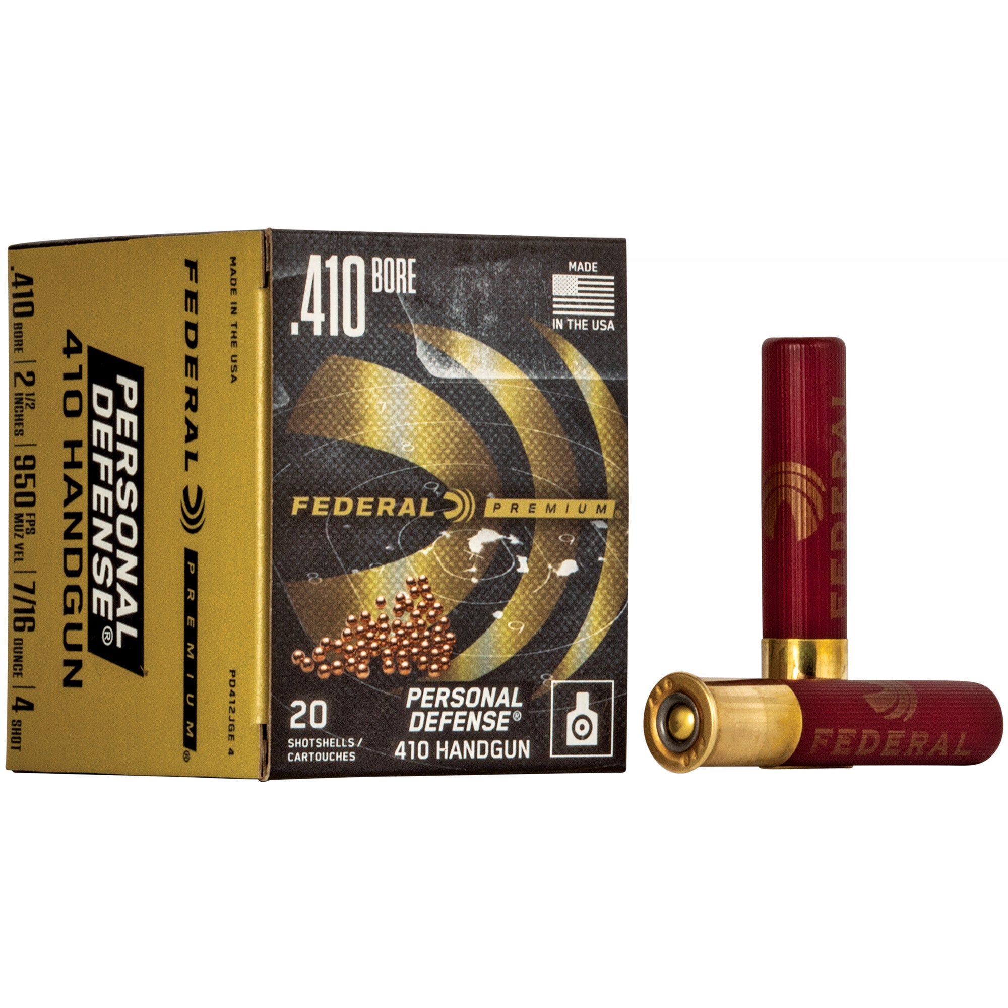 Fed Pd 410ga 2.5" #4 20/200
