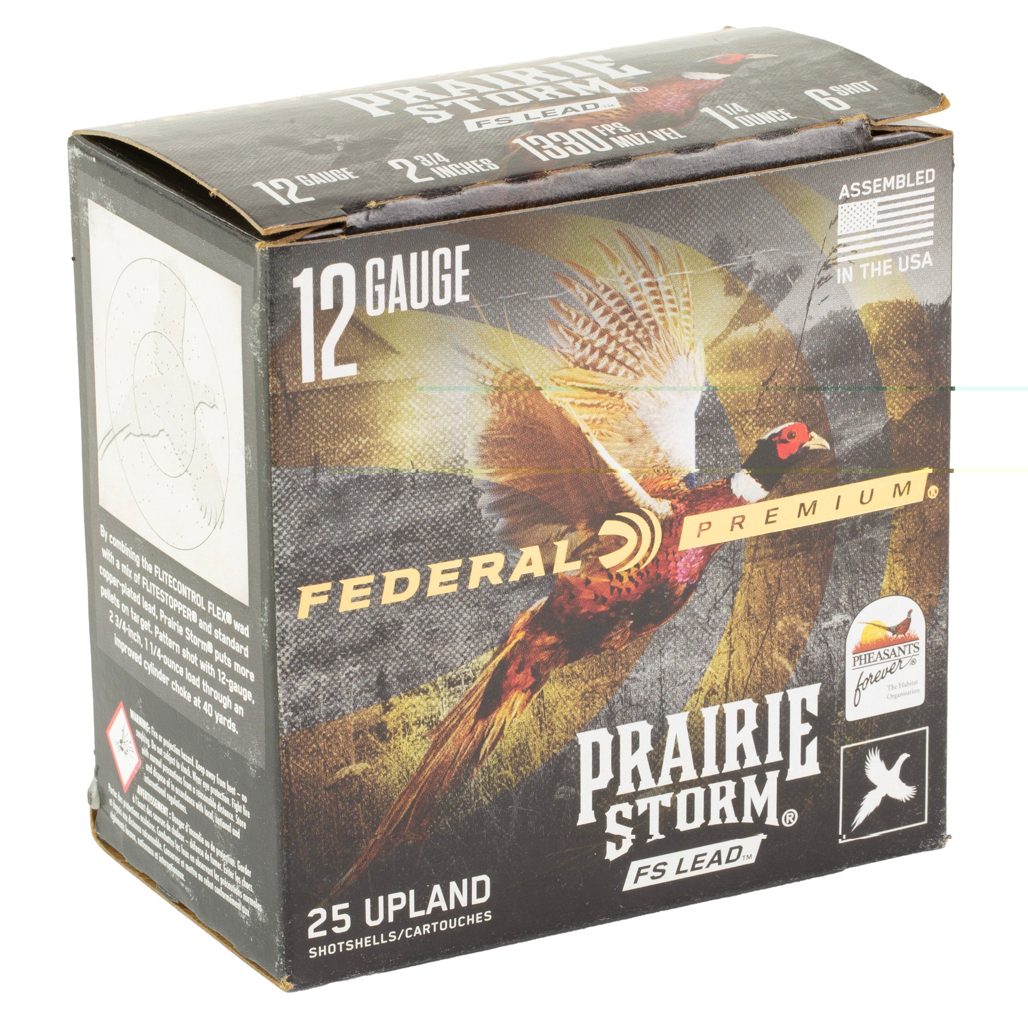 Fed Pr Strm 12ga 2.75" #6 25/250