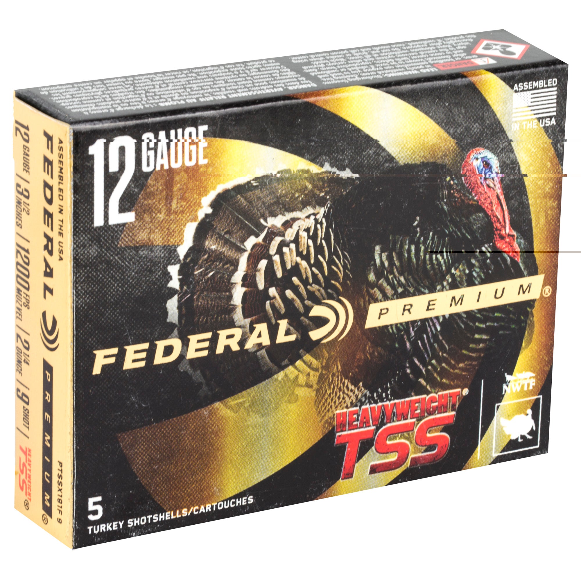 Fed Hvywght Tss 12ga 3.5" #9 5/50