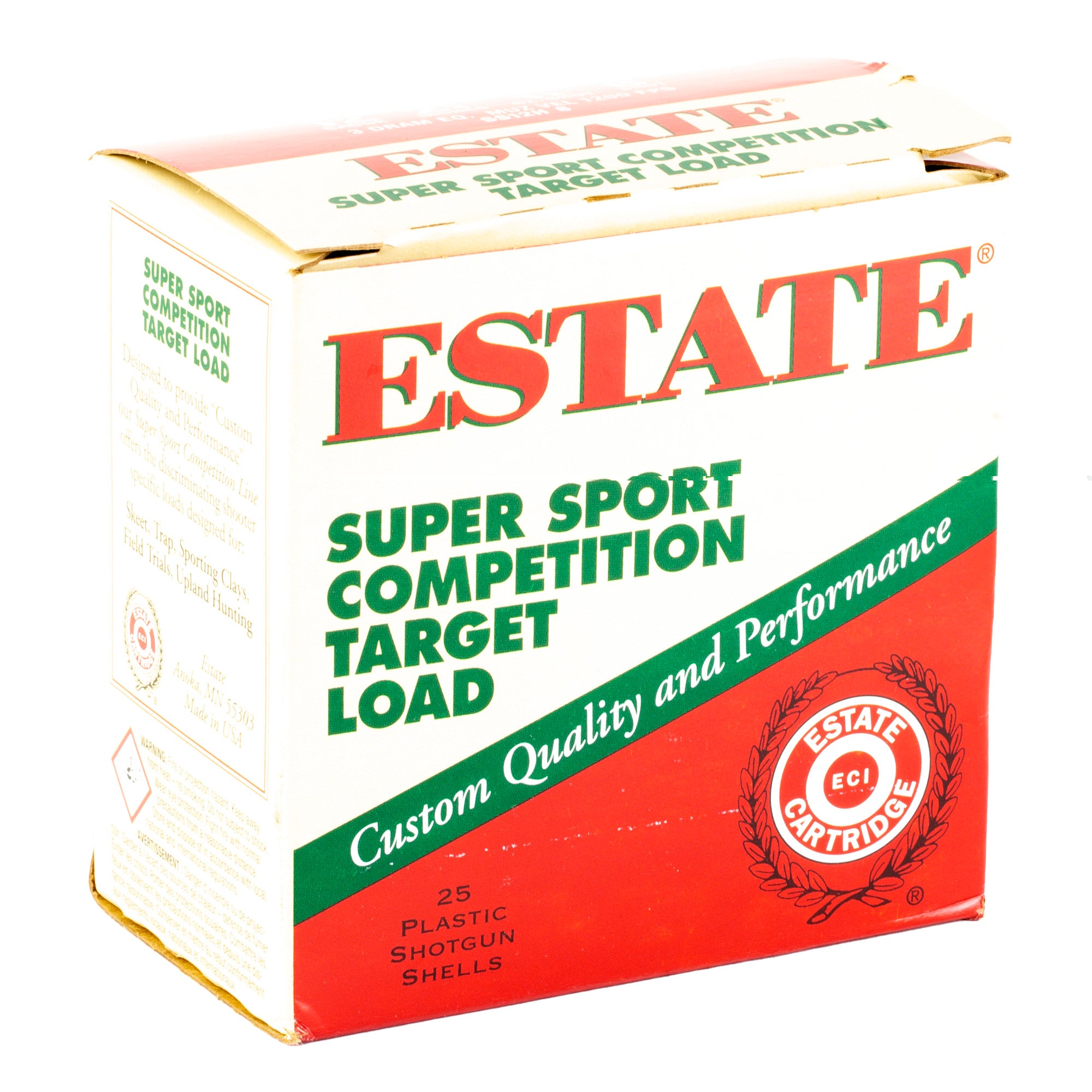 Fed Estate Ss 12ga 2.75" #8 25/250