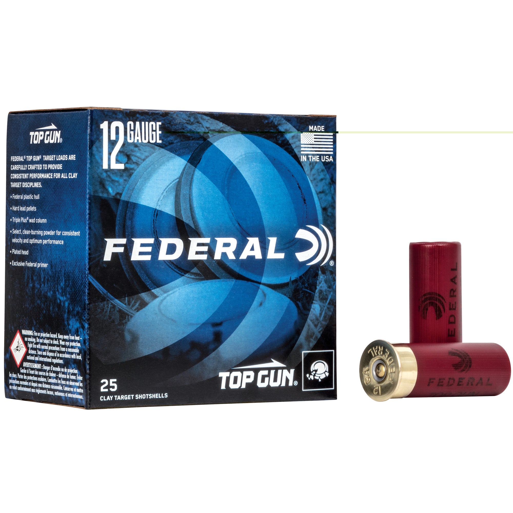 Fed Top Gun 12ga 2.75" #7.5 25/250