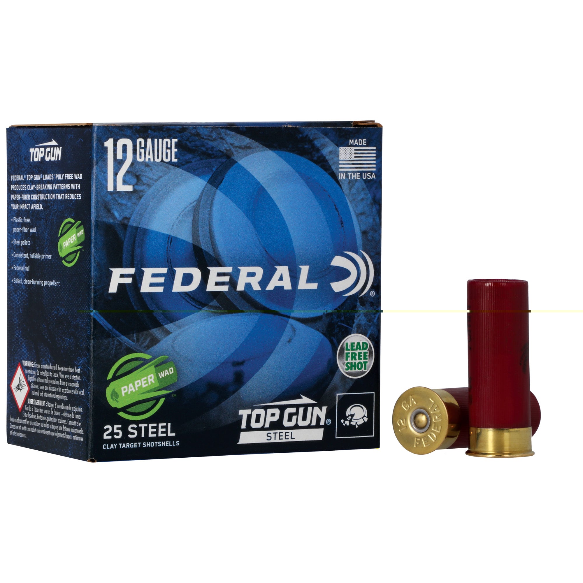 Fed Top Gun 12ga 2.75" #7.5 25/250