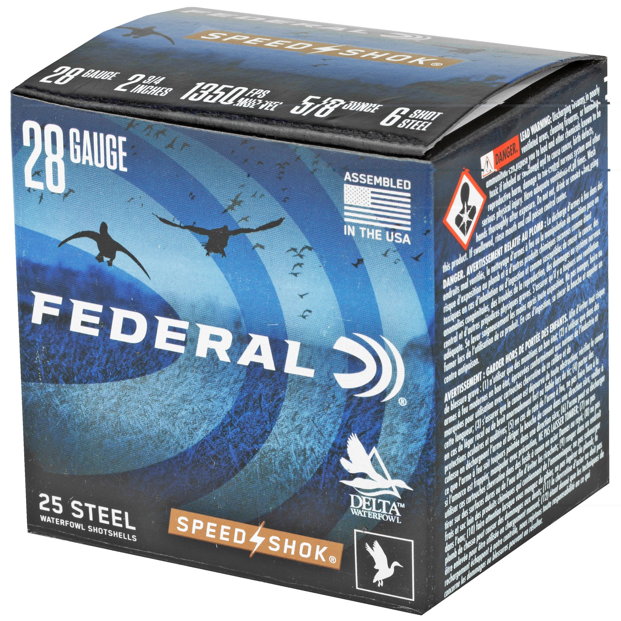 Fed Speed-shok Steel 28ga 2 3/4 # 6