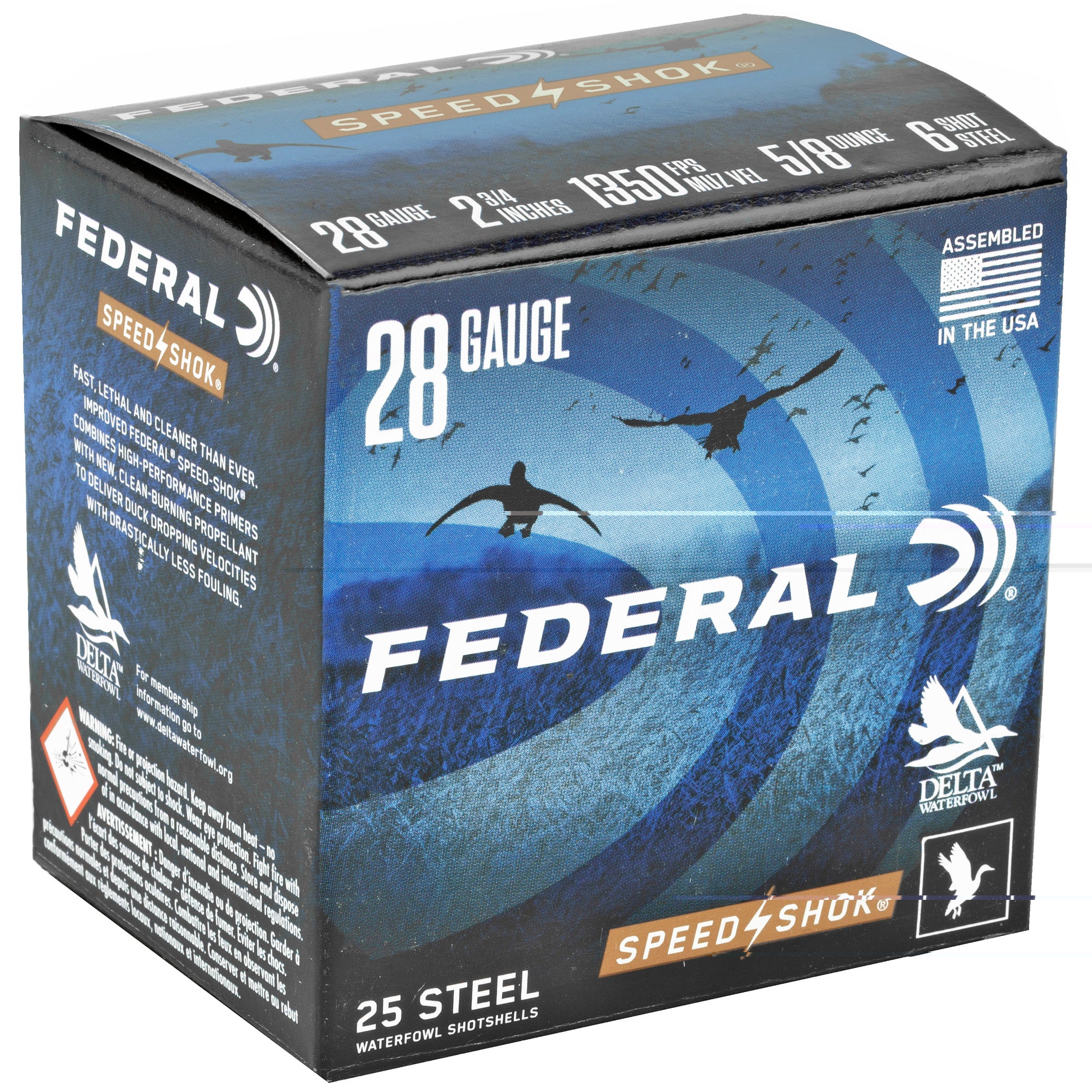 Fed Speed-shok Steel 28ga 2 3/4 # 6