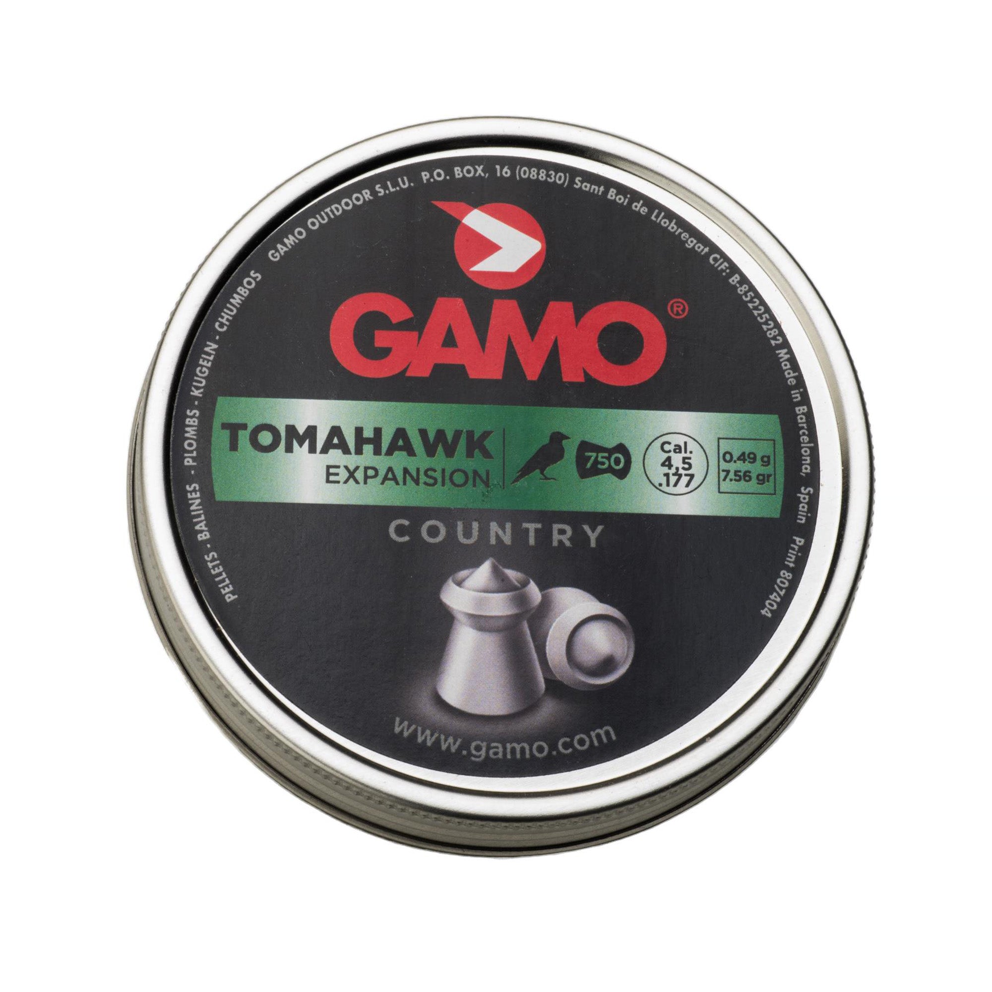 Gamo Tomahawk Pointed Hp .22 400ct