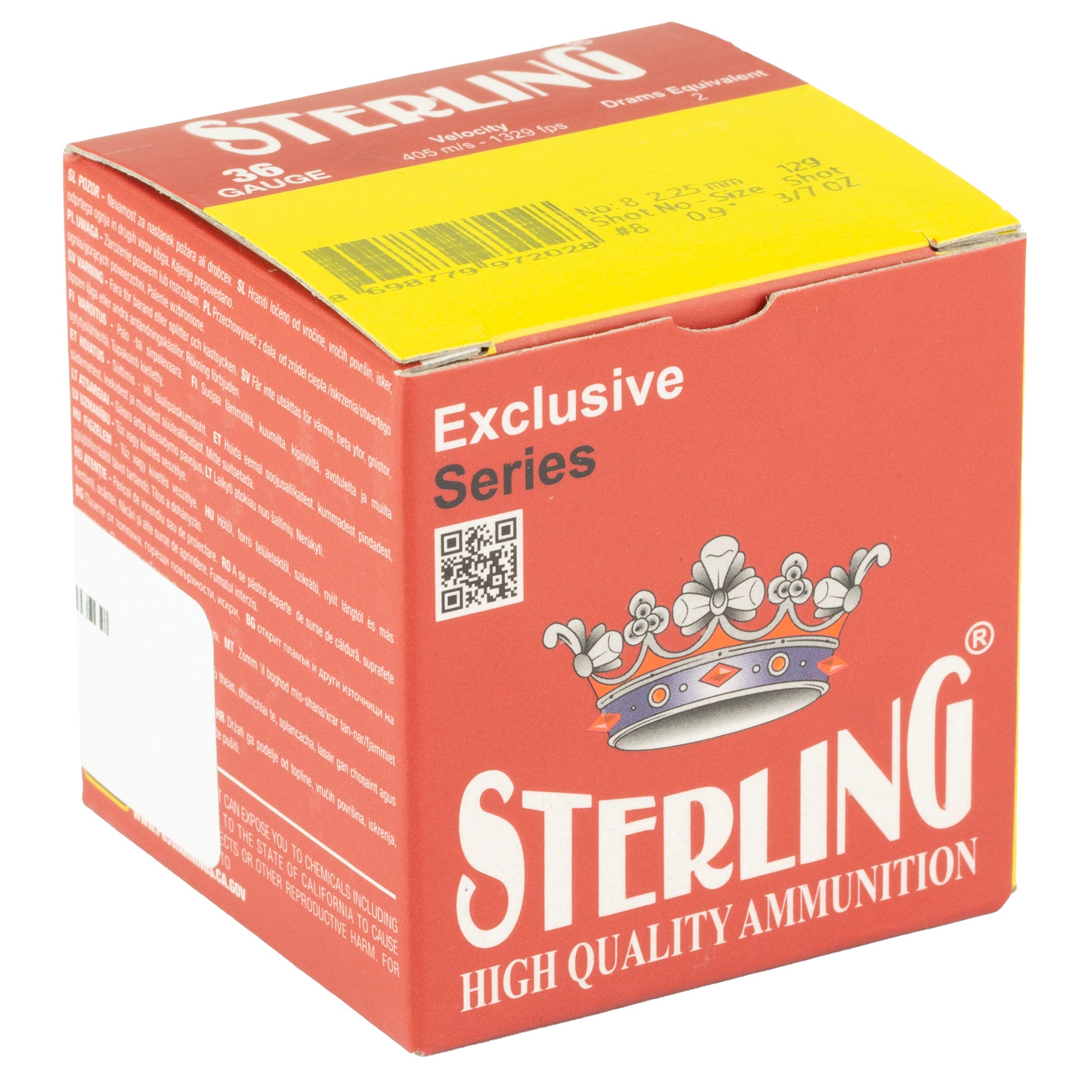 Sterling Exclusive 410 2.5 #8 25/500