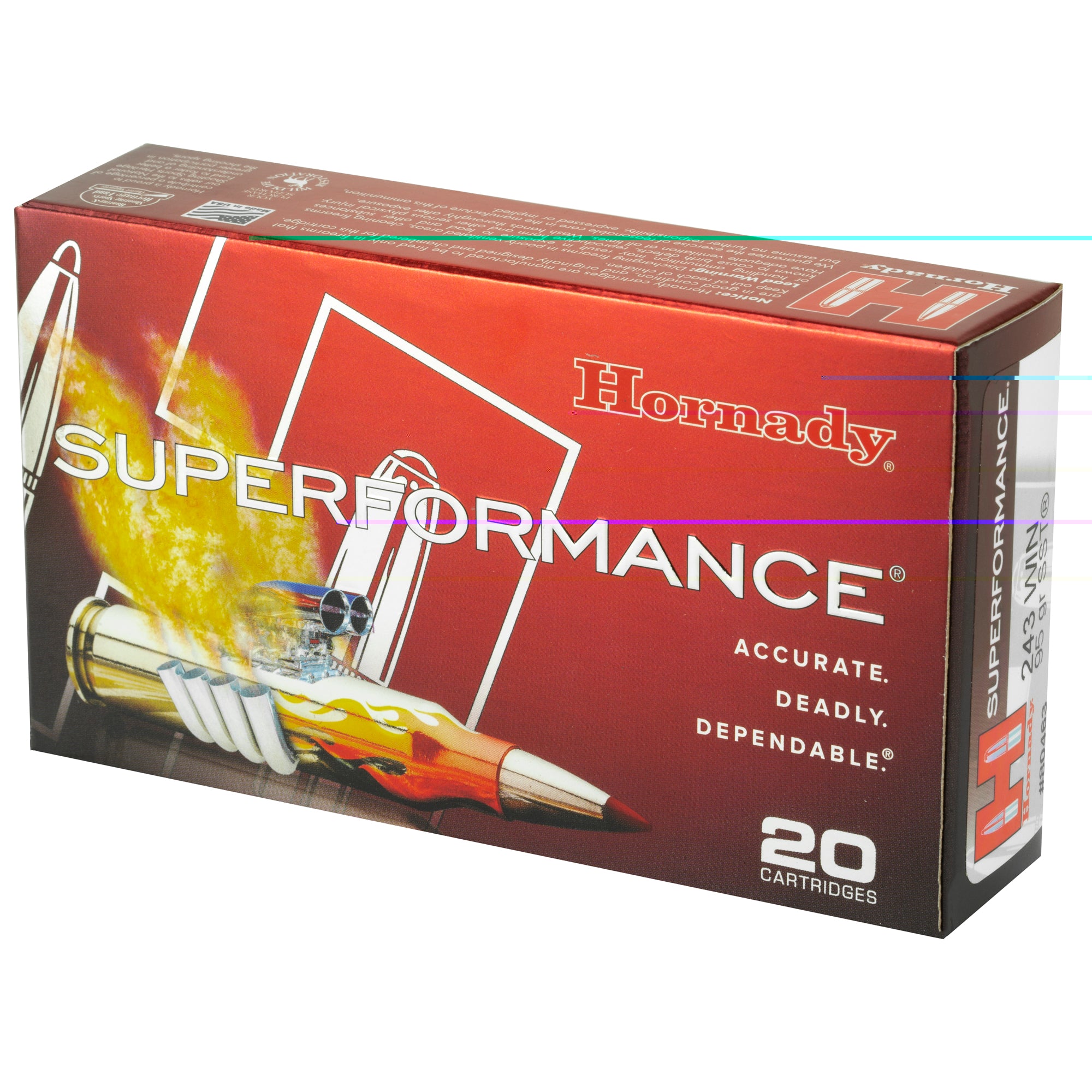 Hrndy Sf 243win 95gr Sst 20/200