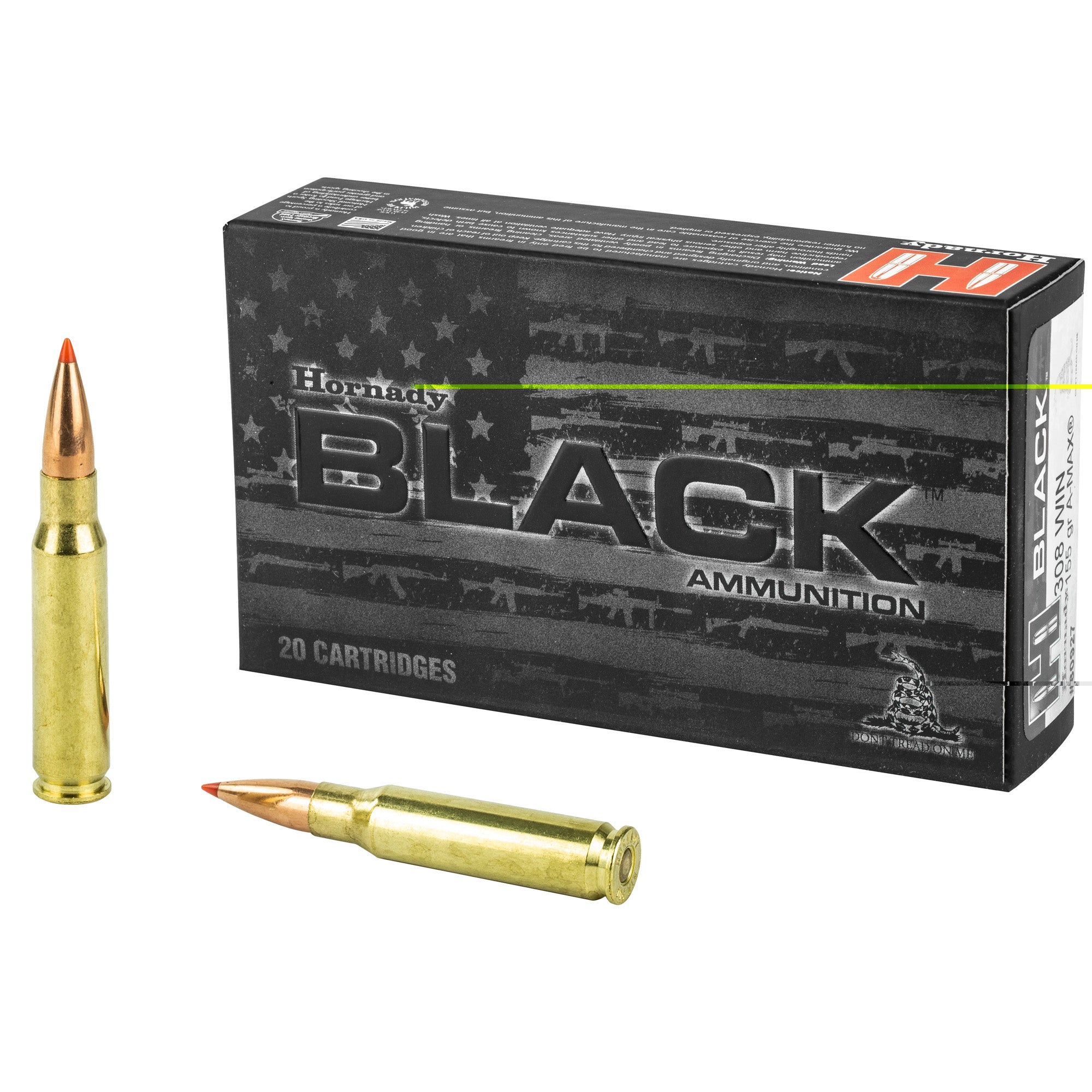 Hrndy Black 308win 155gr Amax 20/200