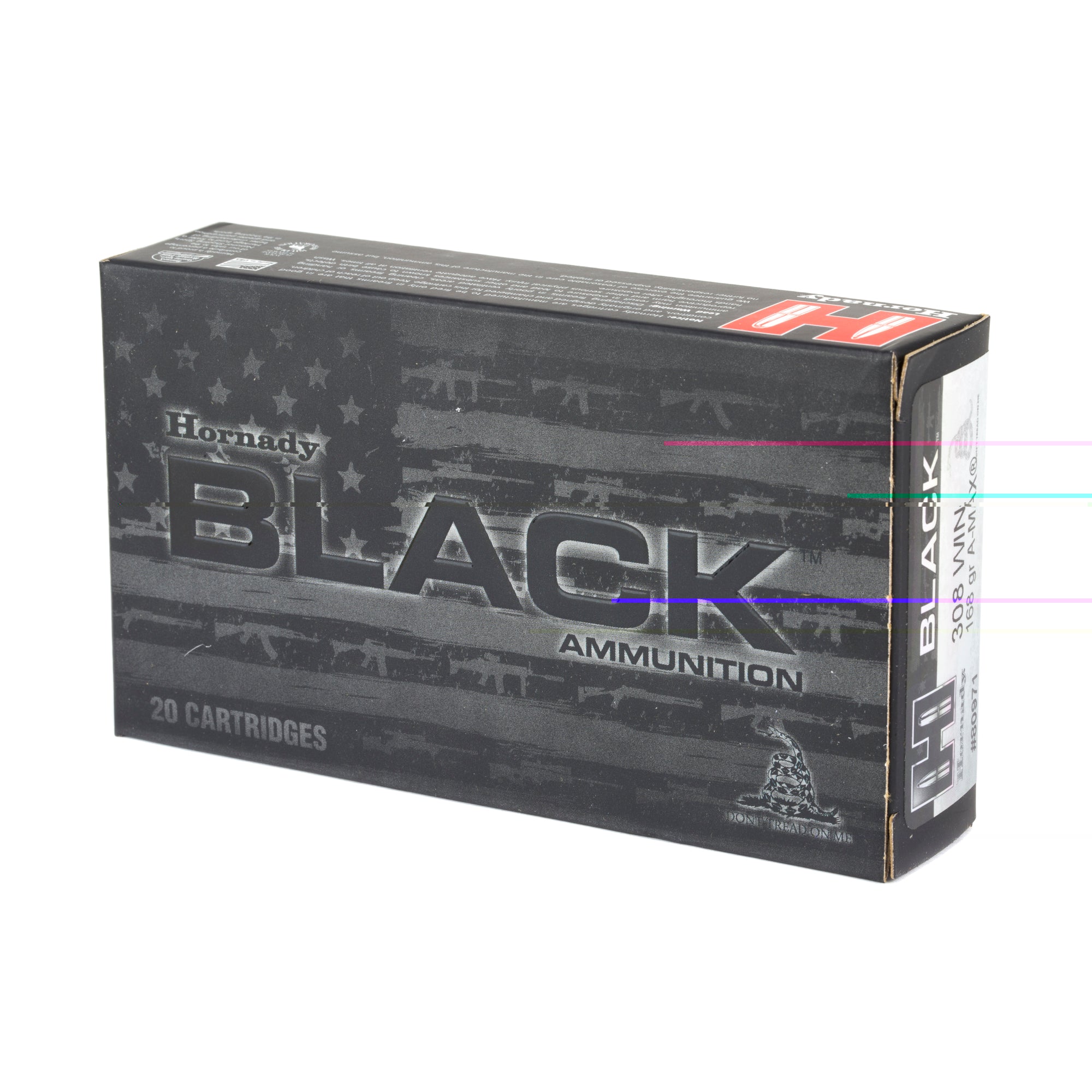 Hrndy Black 308win 168gr Amax 20/200