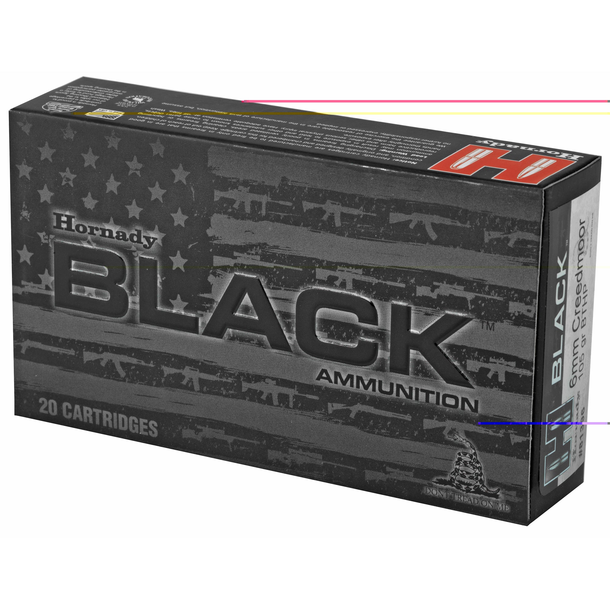 Hrndy Blk 6mm Crd 105gr Bthp 20/200