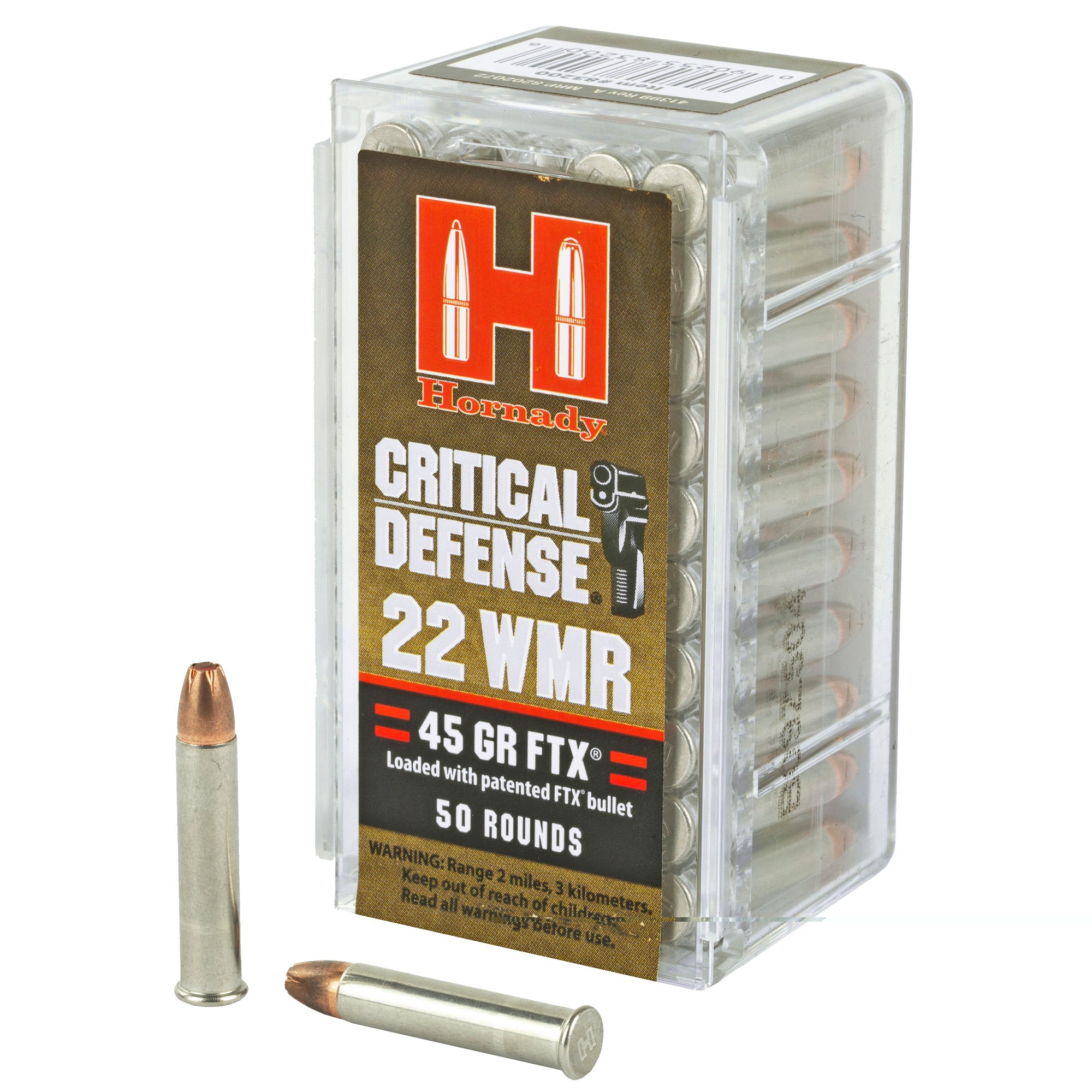 Hrndy Cd 22wmr 45gr Ftx 50/2000