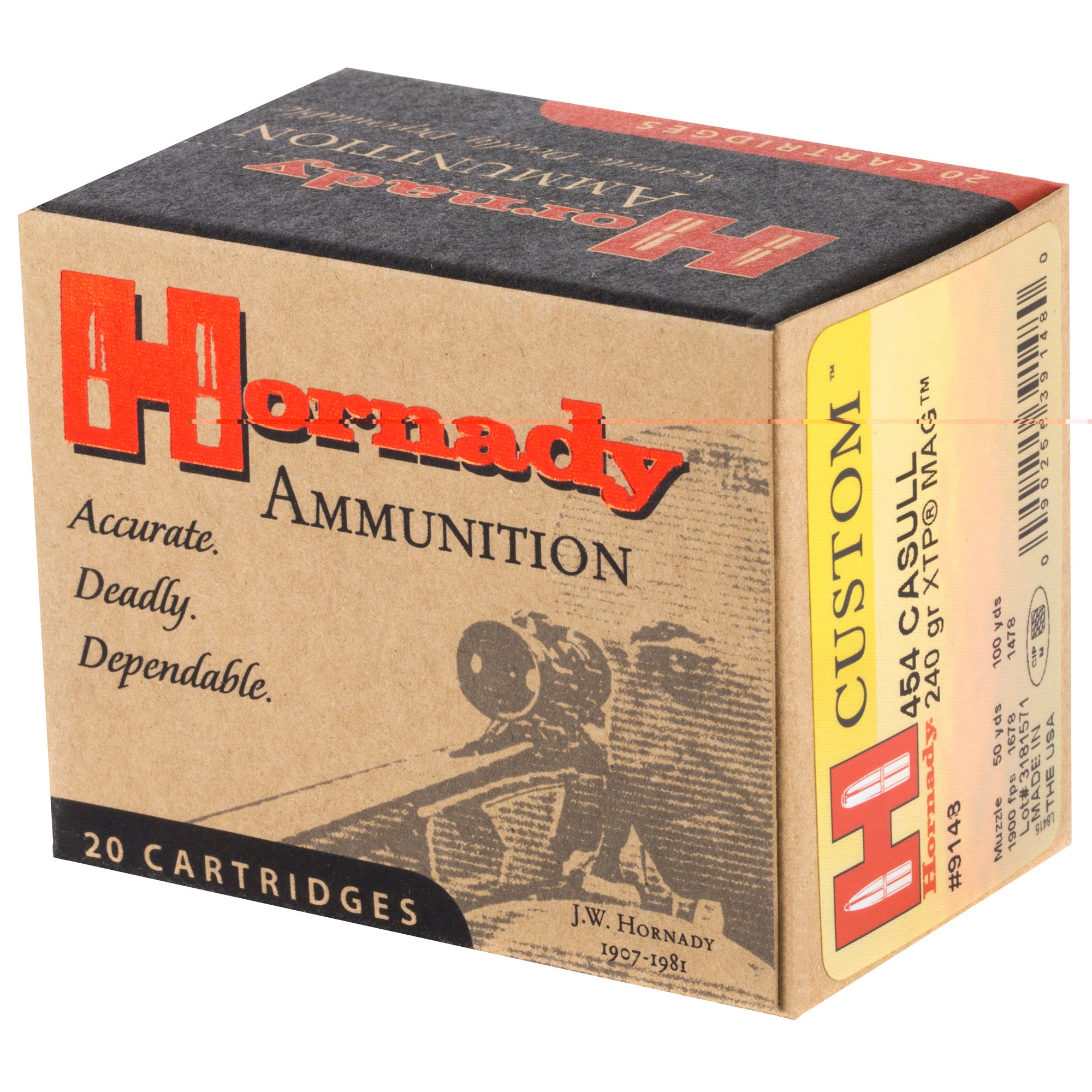 Hrndy 454casull 240gr Xtp 20/200