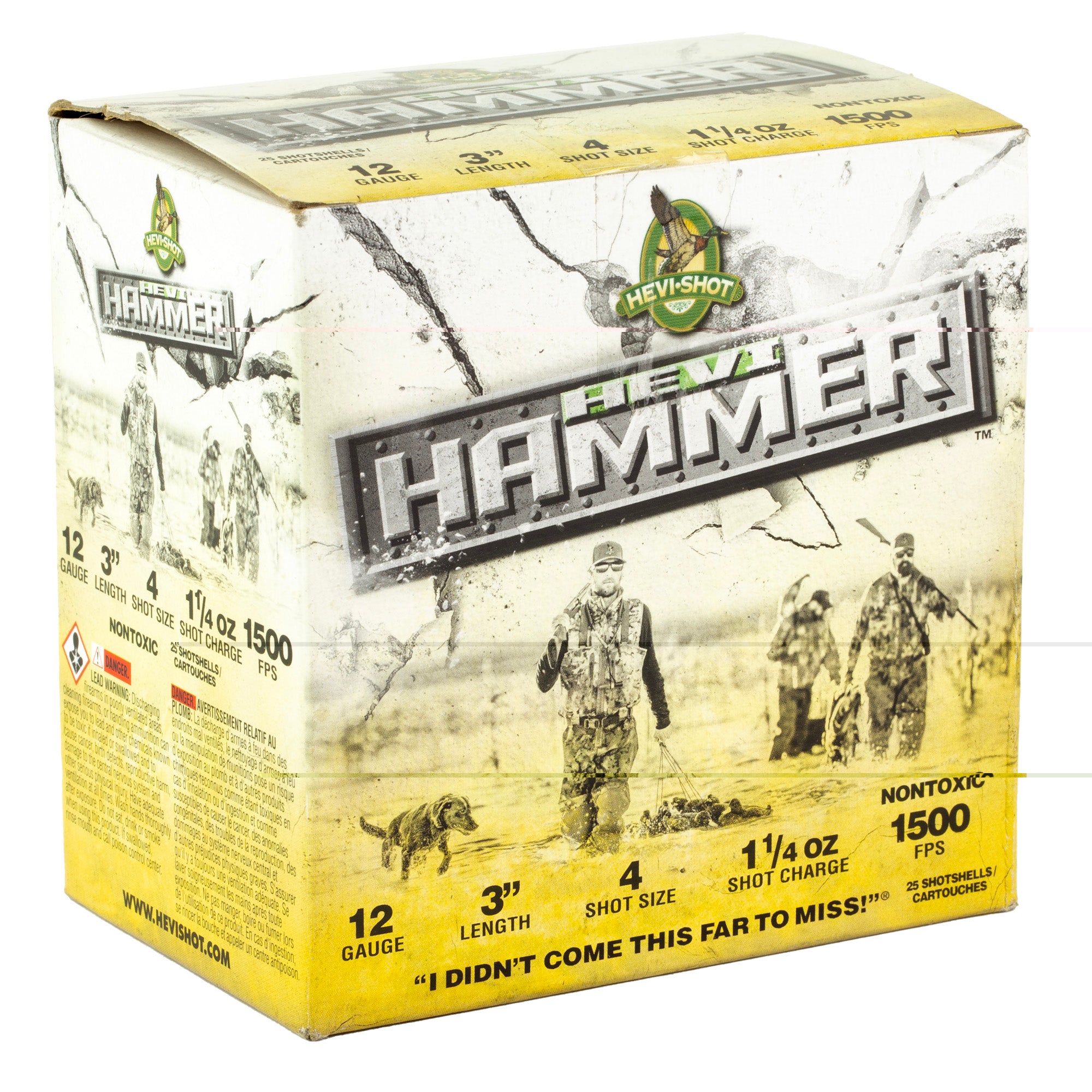 Hevi Hammer 12ga 3" #4 25/250