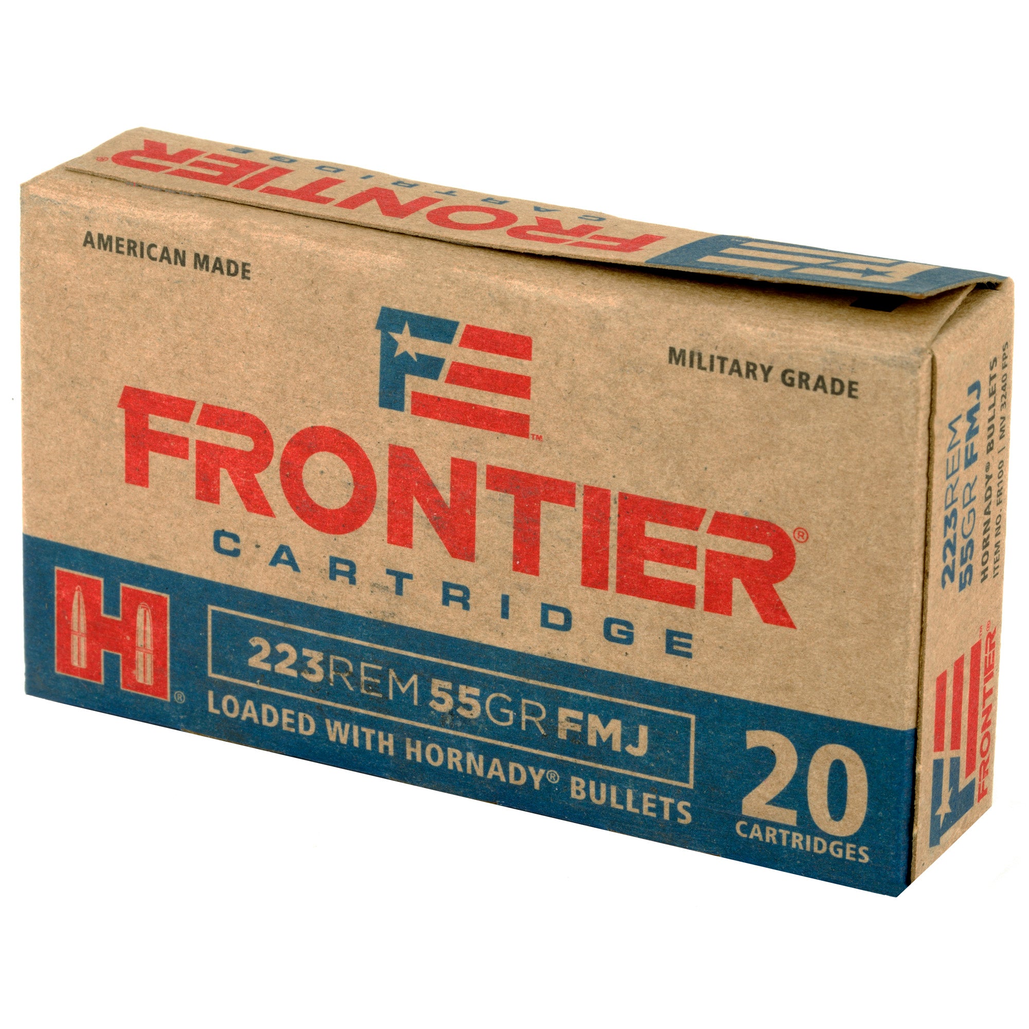 Frontier 223rem 55gr Fmj 20/500