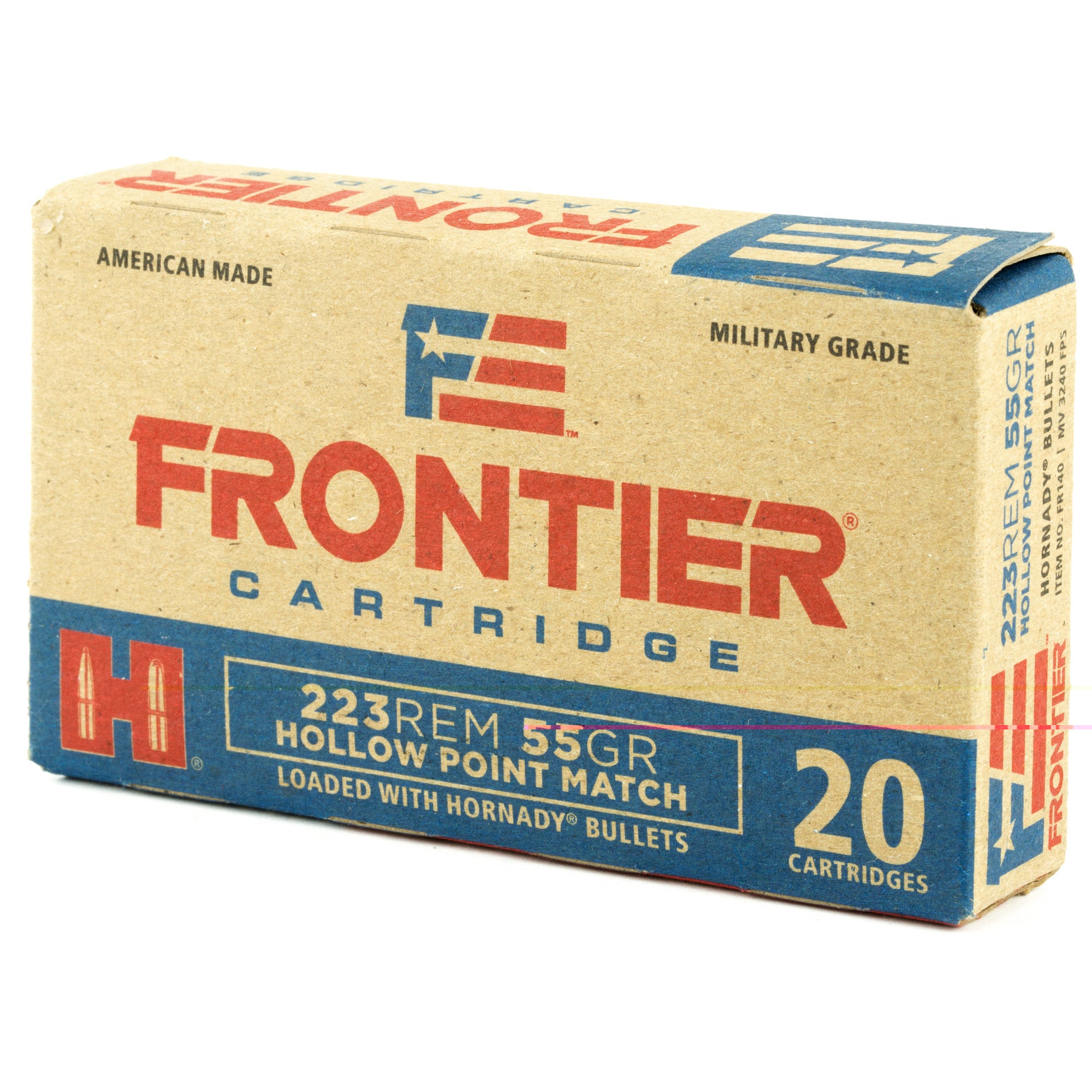 Frontier 223rem 55gr Hp Match 20/500