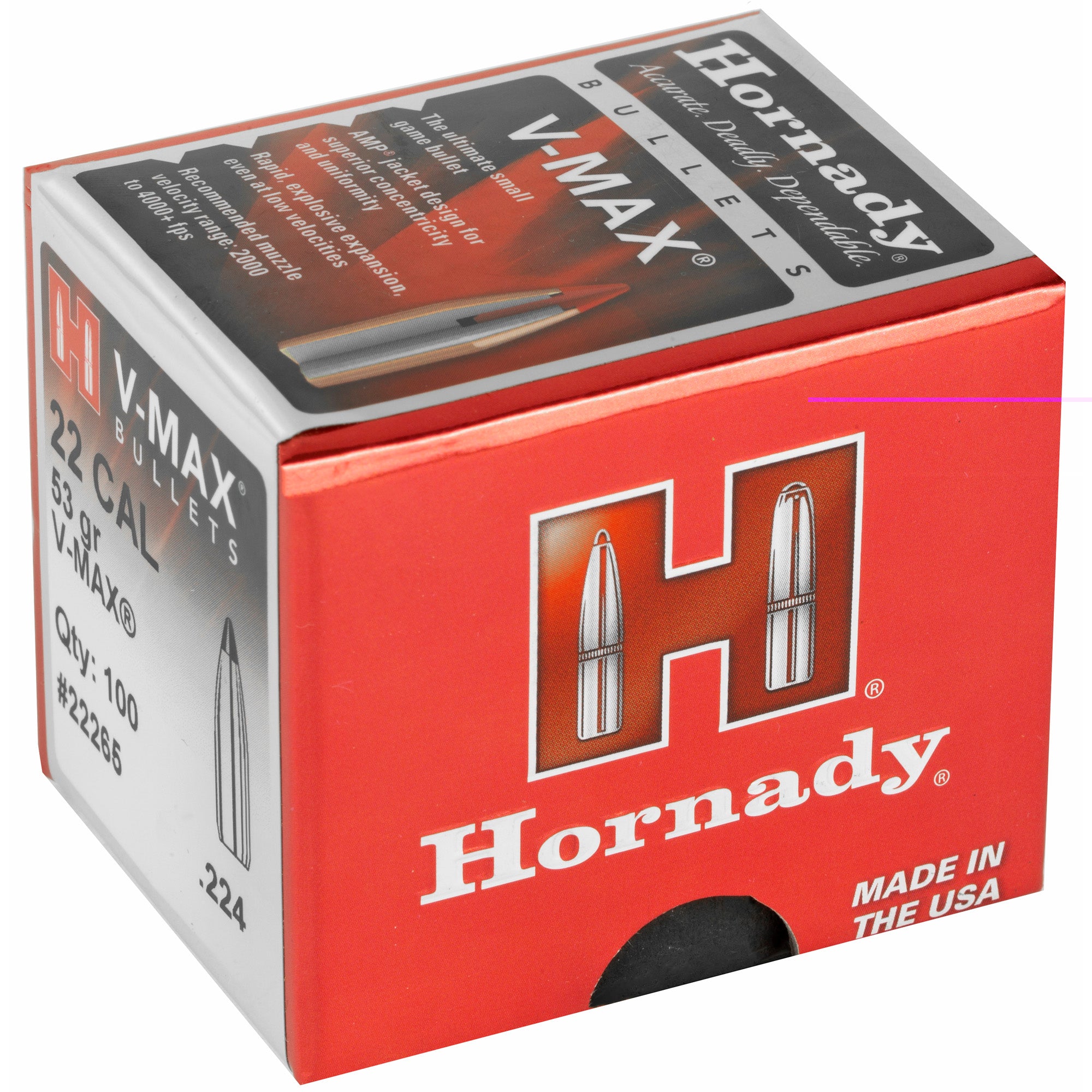 Hrndy V-max 22 Cal .224 53gr 100ct