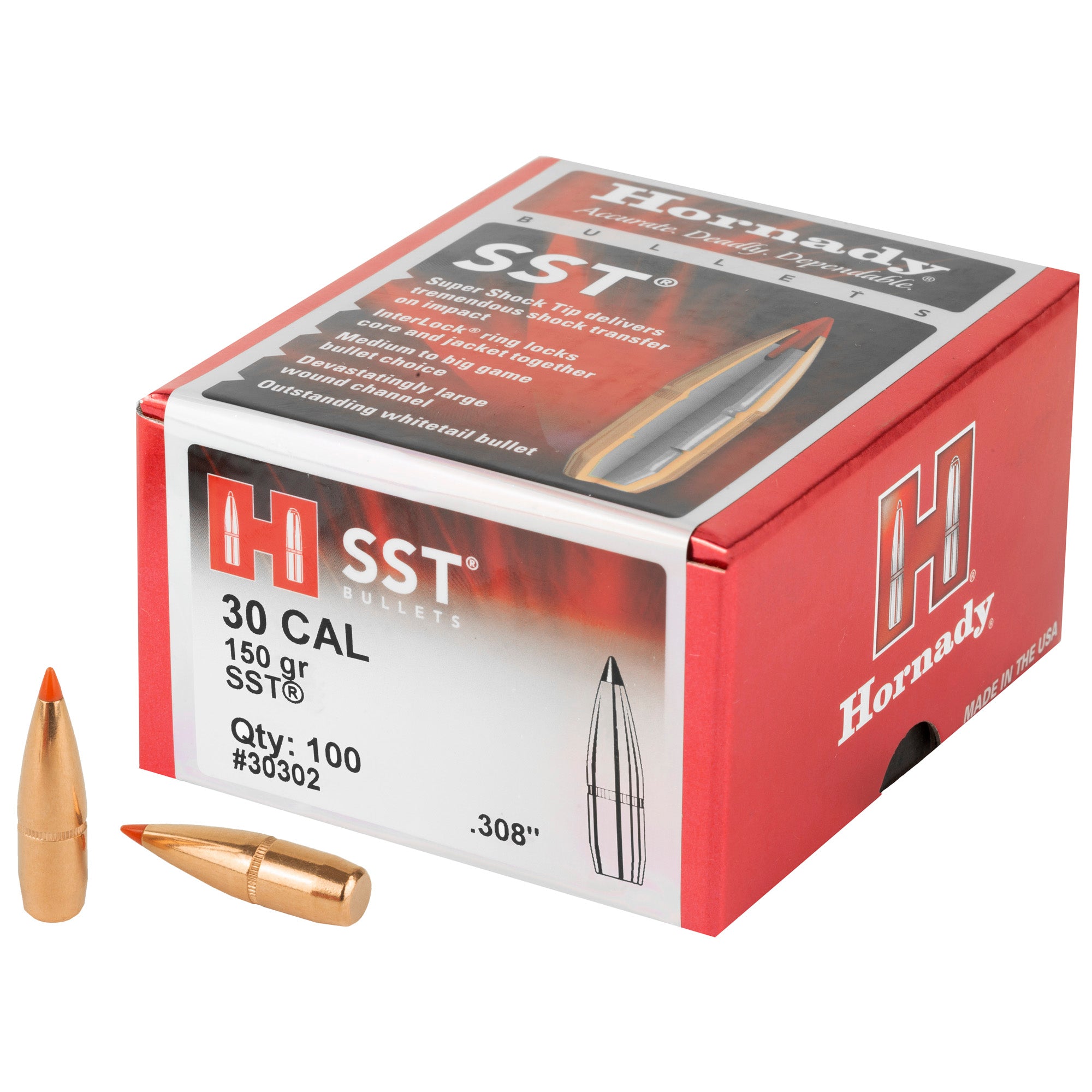 Hrndy Sst 30cal .308 150gr 100ct