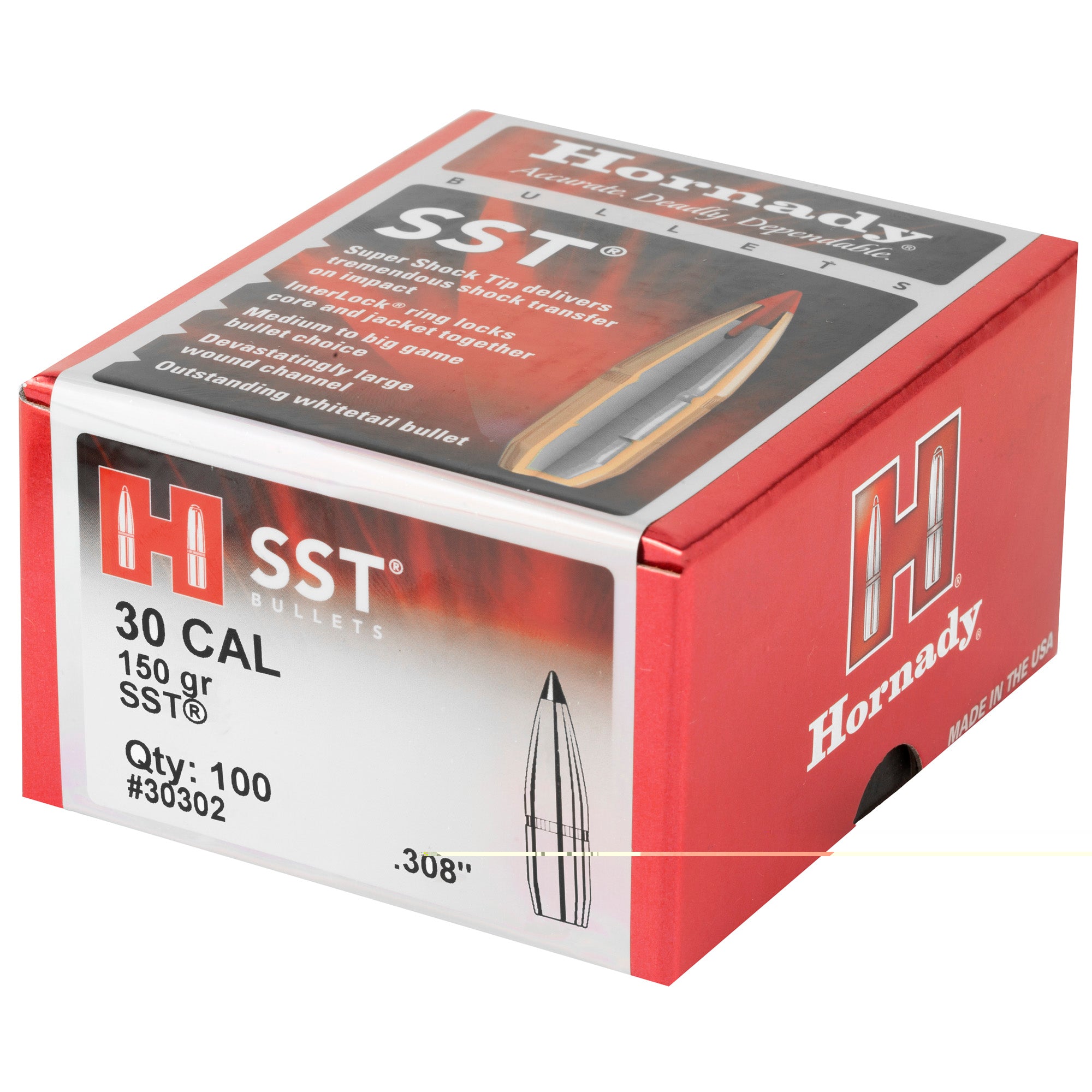 Hrndy Sst 30cal .308 150gr 100ct