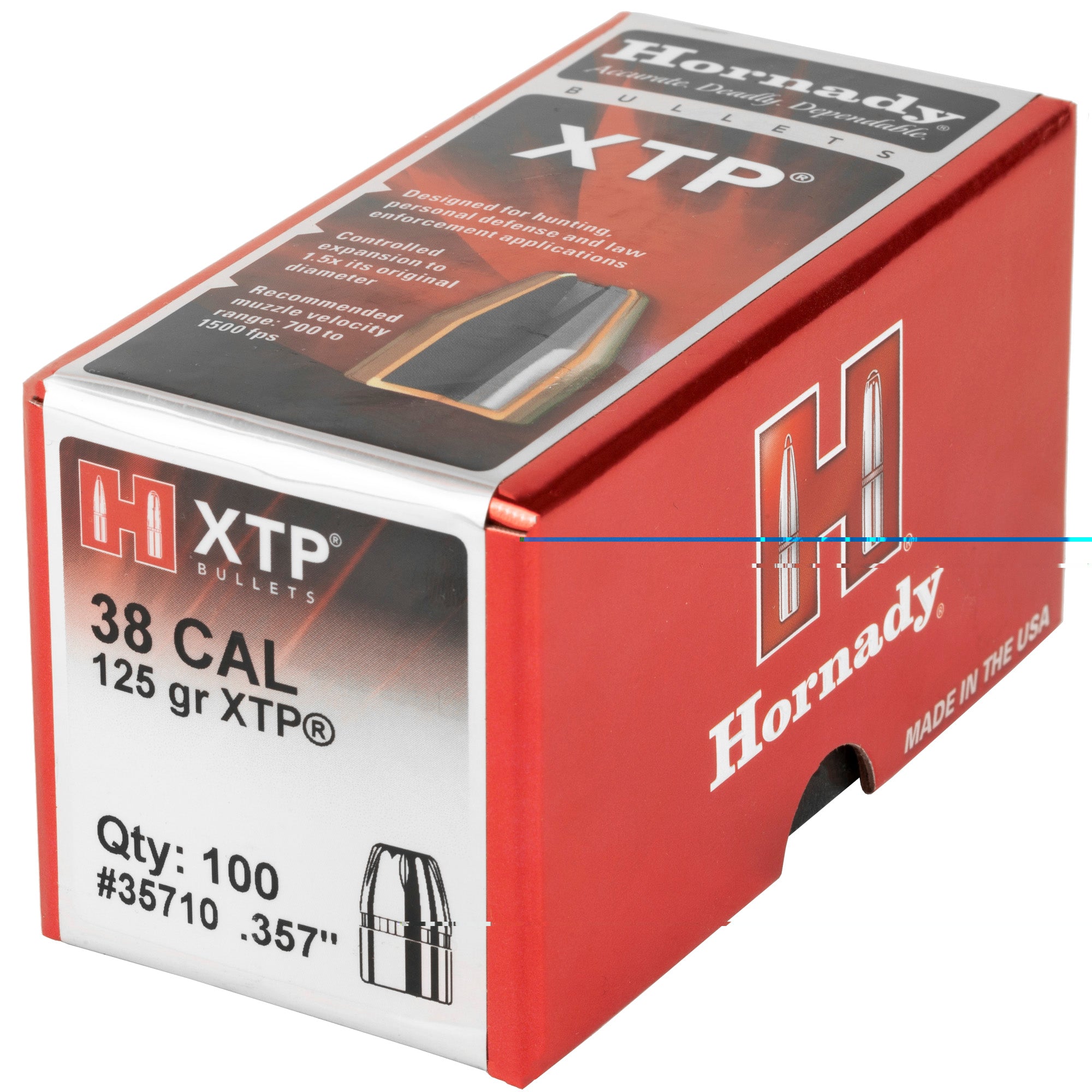 Hrndy Xtp 38cal .357 125gr 100ct