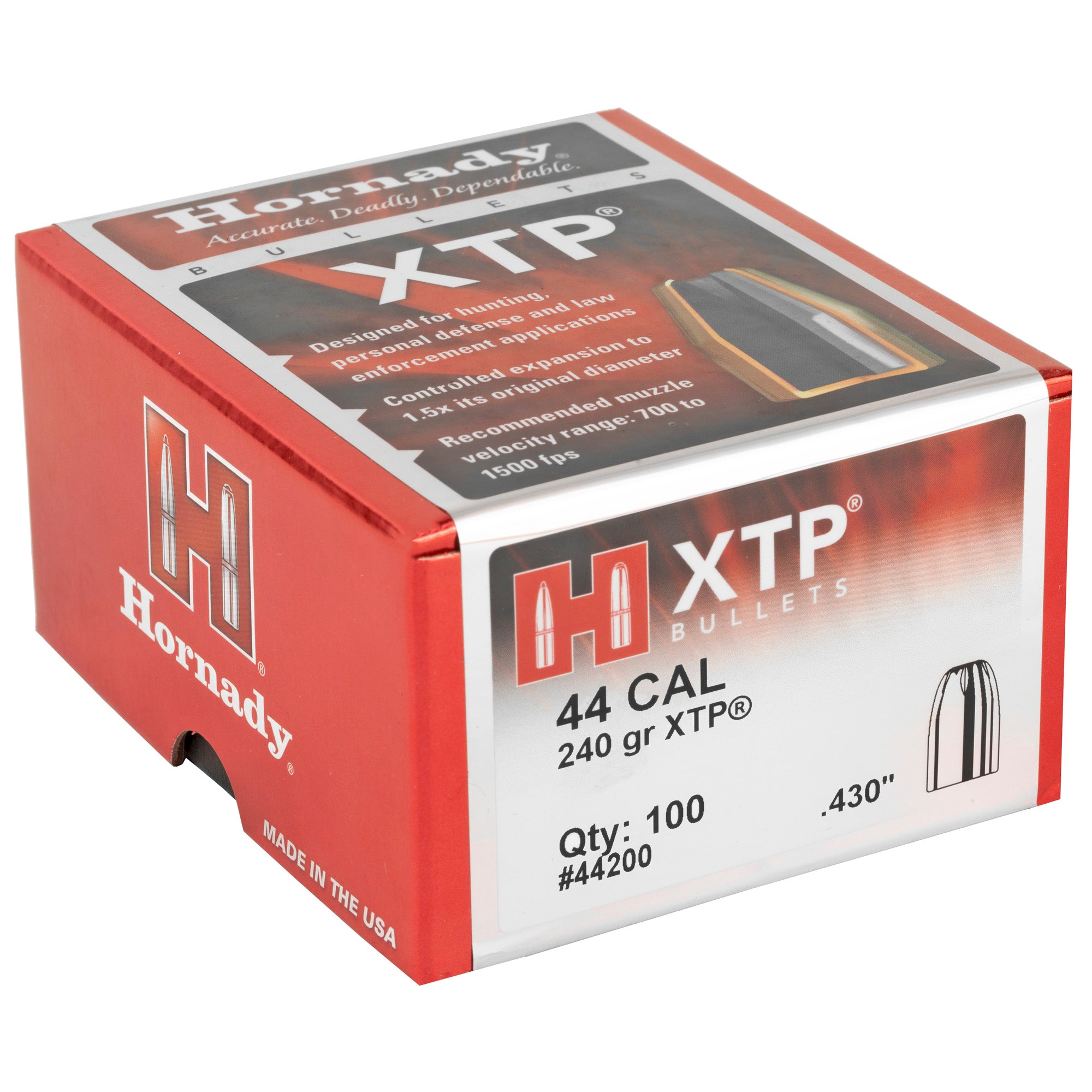 Hrndy Xtp 44cal .430 240gr 100ct