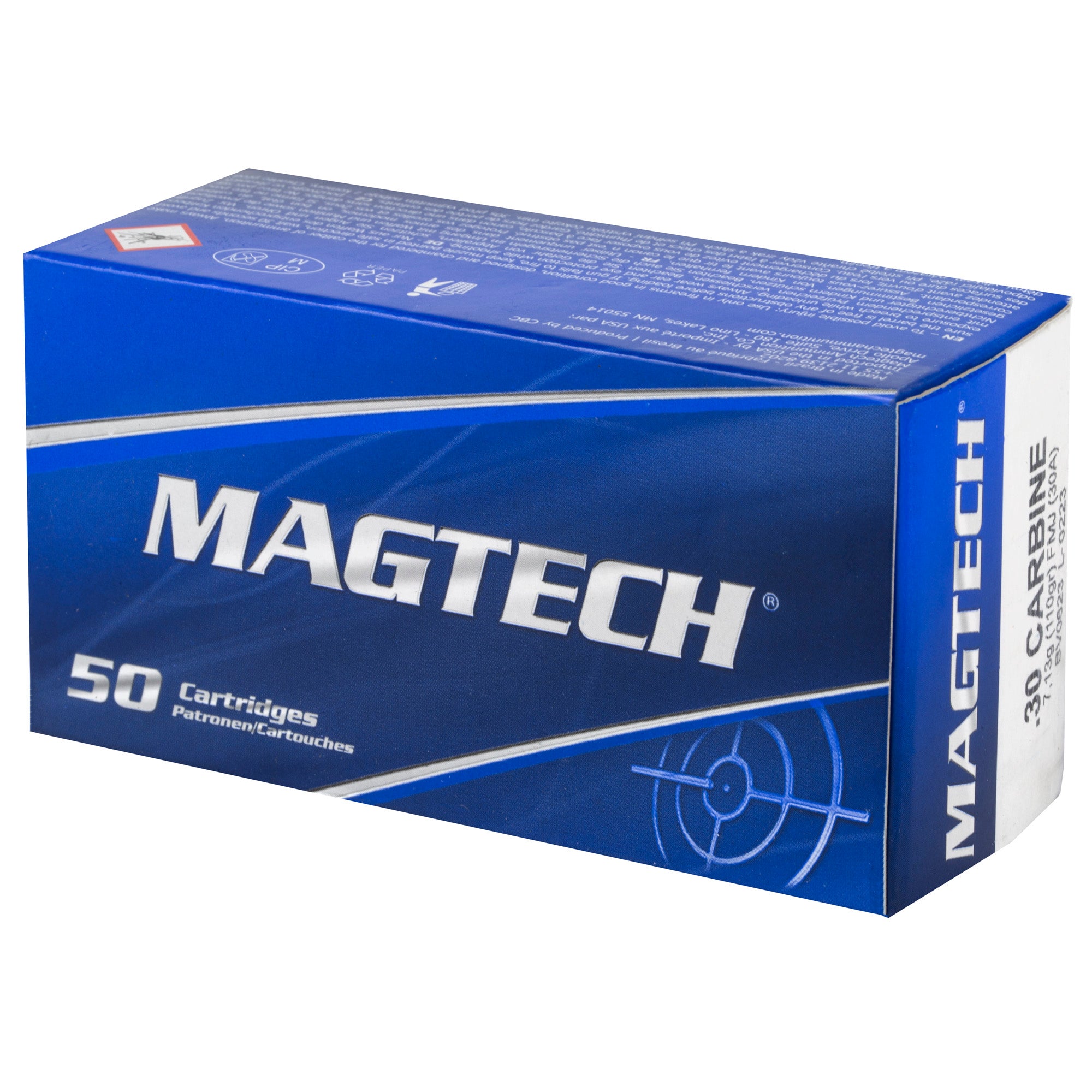 Magtech 30carb 110gr Fmj 50/1000