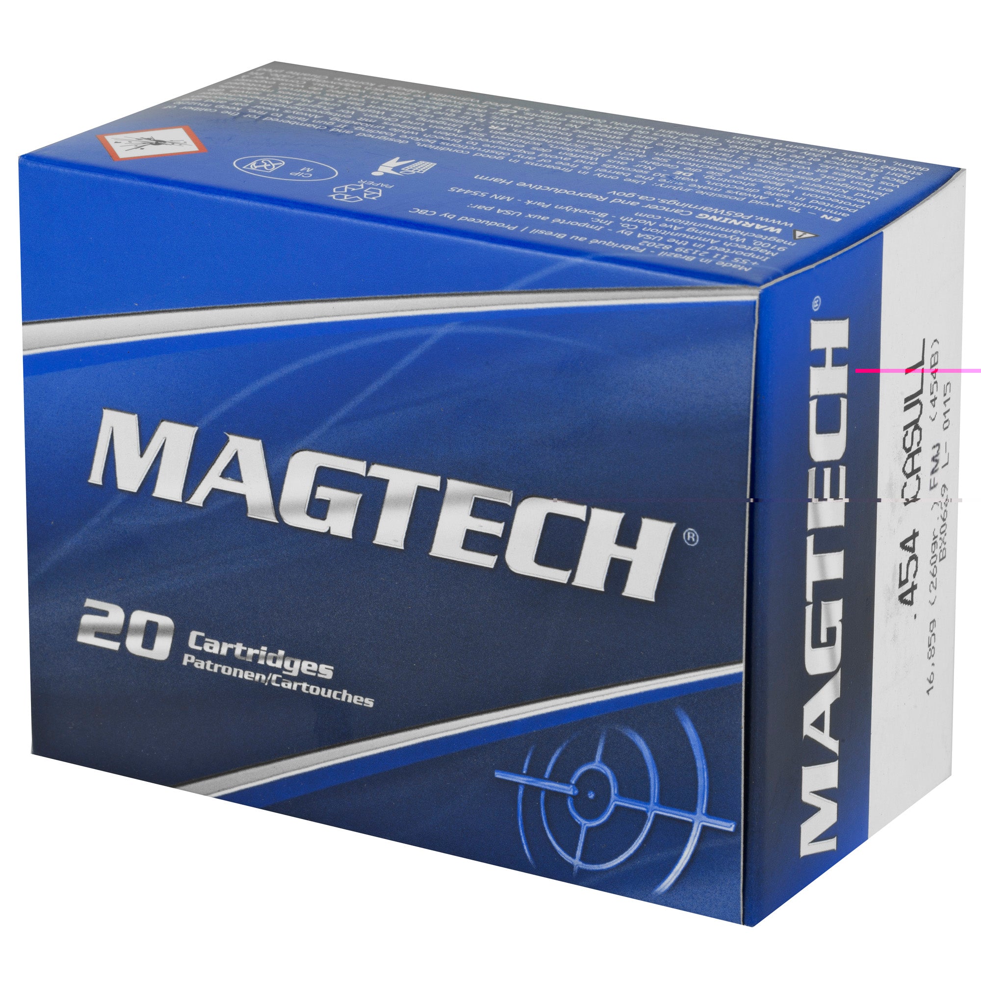 Magtech 454 Casull 260gr Fmj 20/1000