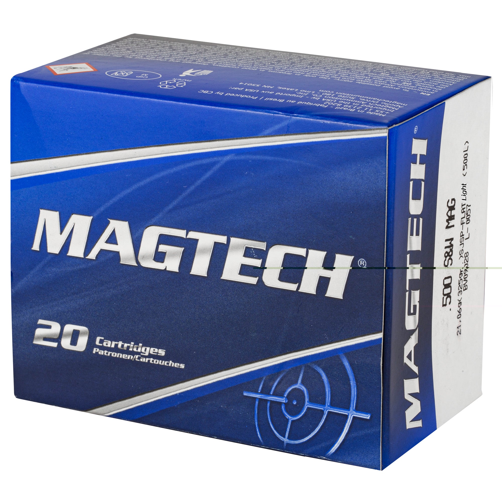 Magtech 500 S&w 325gr Sjsp Lt 20/500