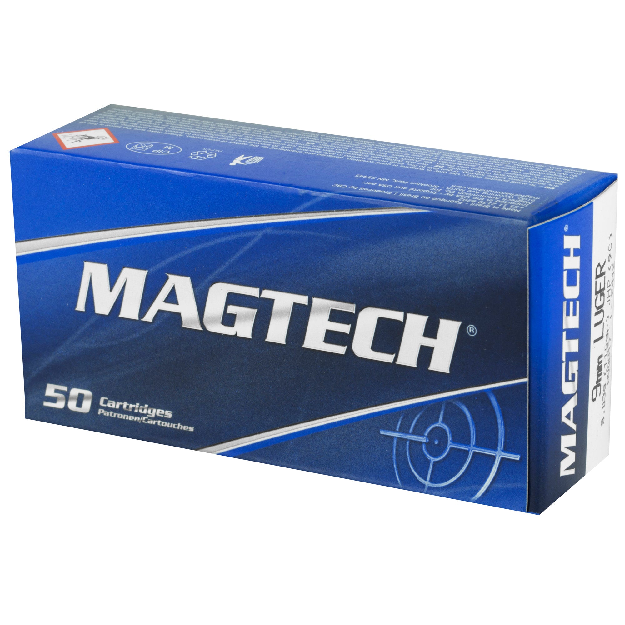 Magtech 9mm 115gr Jhp 50/1000