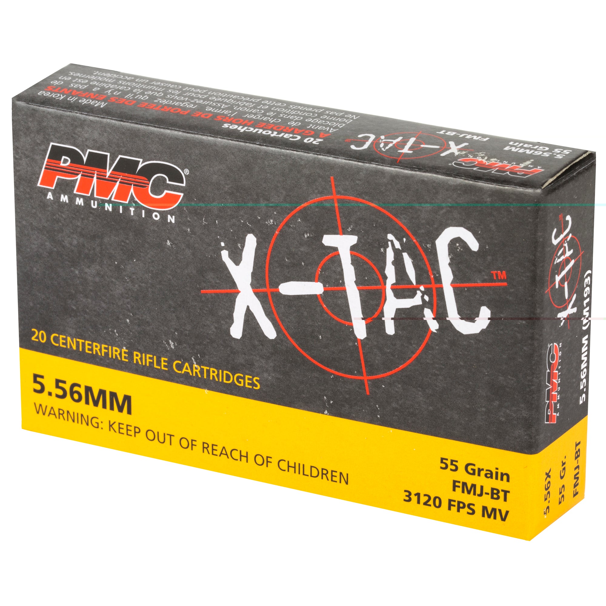 Pmc Xtac 556nato 55gr Fmjbt 20/1000